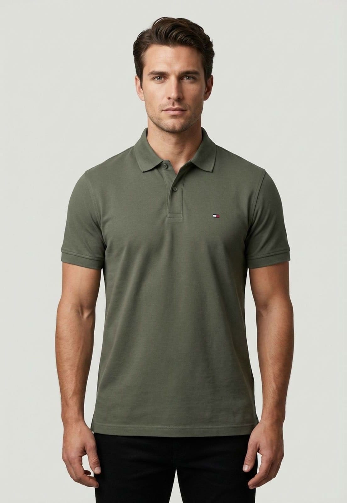 Camisa Polo Masculina Tommy Jeans TJM Reg Badge