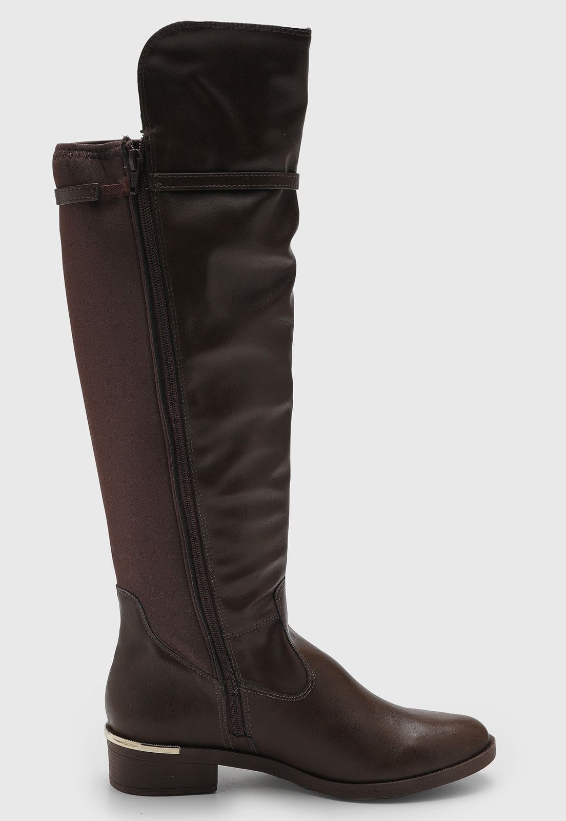 Vista 2 Bota Feminina cê Cano Alto BEBECÊ marrom