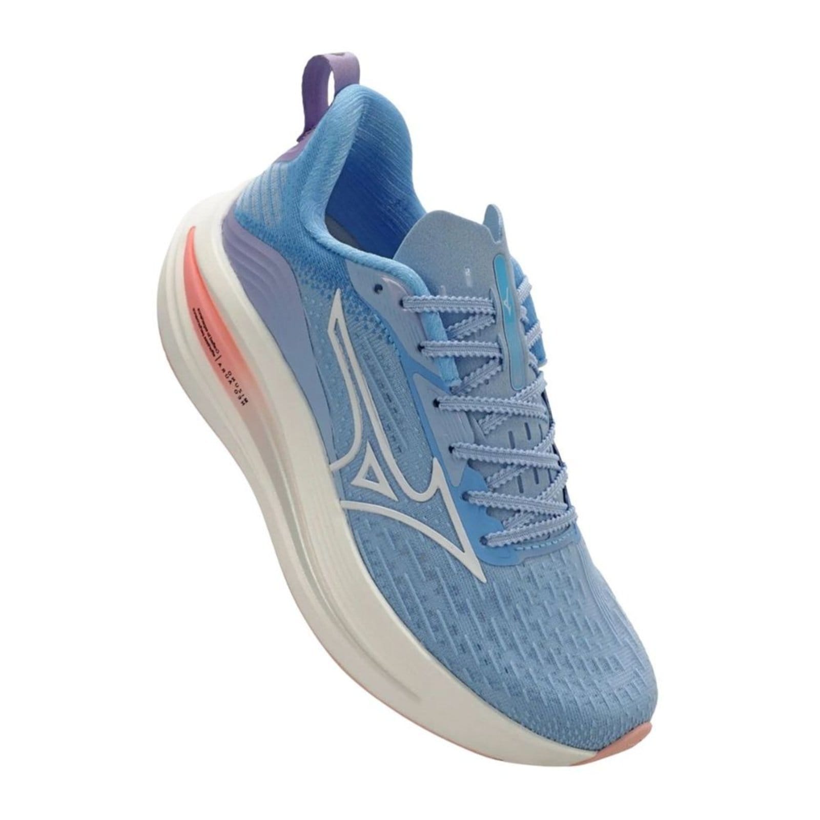Vista 2 Tênis Corrida Feminino Mizuno Neo Aura Claro Mizuno azul