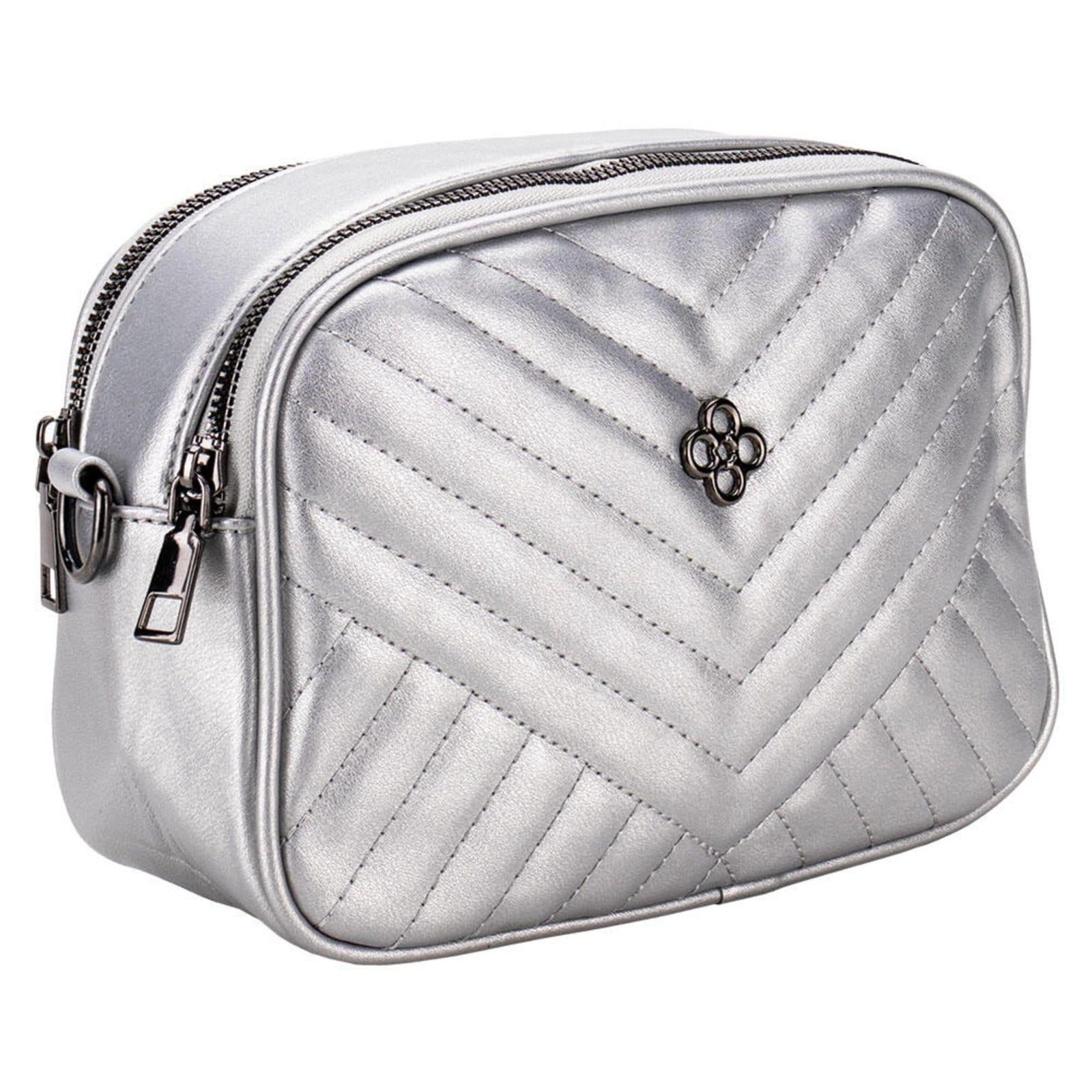 Vista 2 Bolsa Feminina Transversal Fuseco Wbfv84266 7934266 Fuseco prata