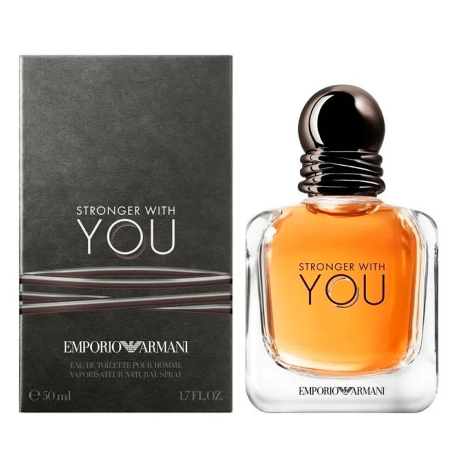 Vista 2 Stronger With You Giorgio Armani Eau de Toilette - Perfume Masculino Giorgio Armani unico