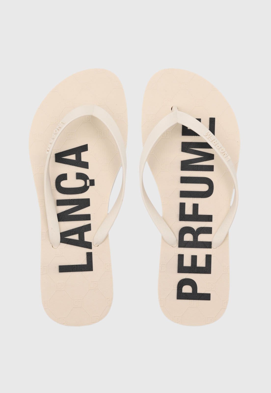 Chinelo de Dedo Feminino Lança Perfume Logo Off-white