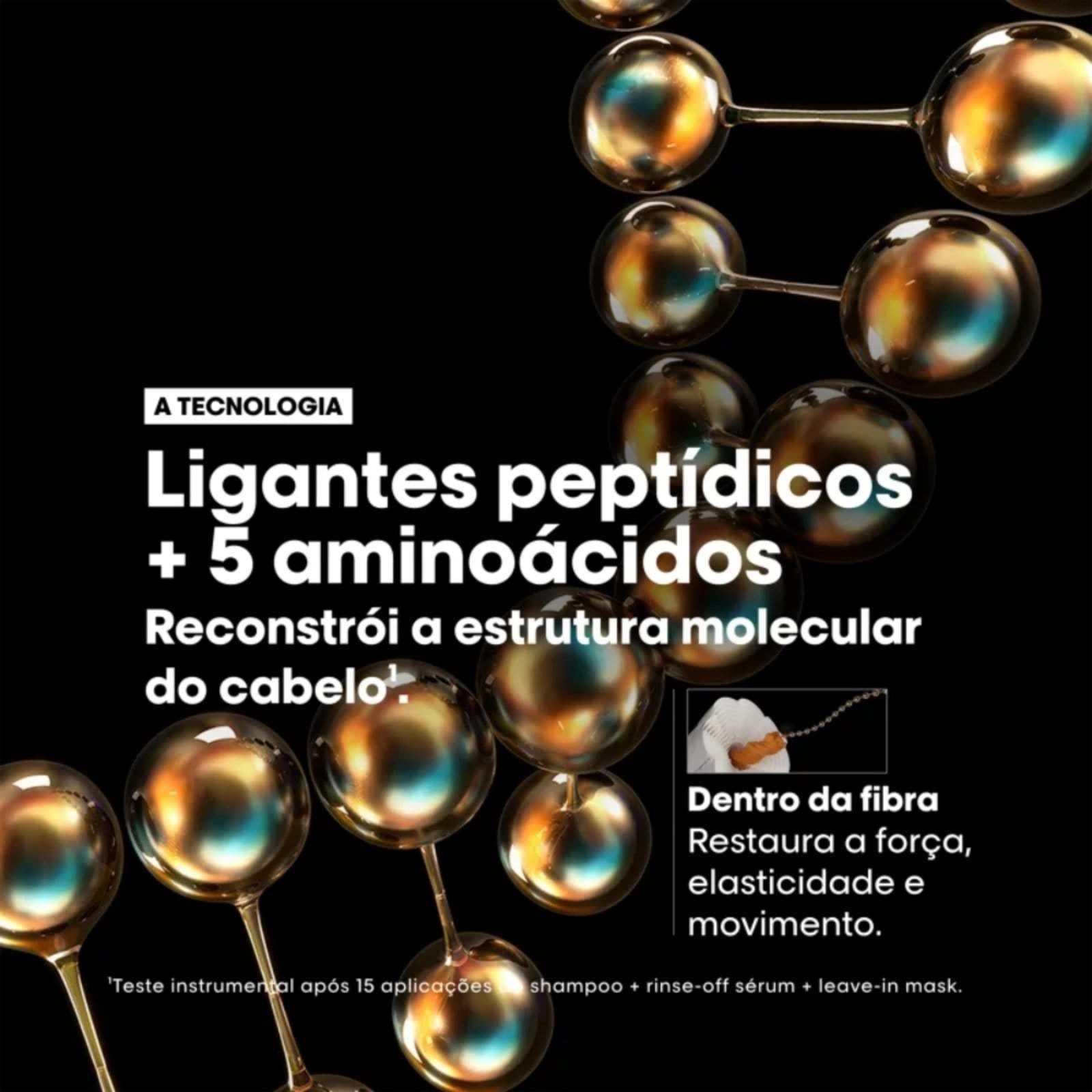 Vista 2 L'Oréal Professionnel Absolut Repair Molecular - Máscara Capilar 250ml Loreal marrom