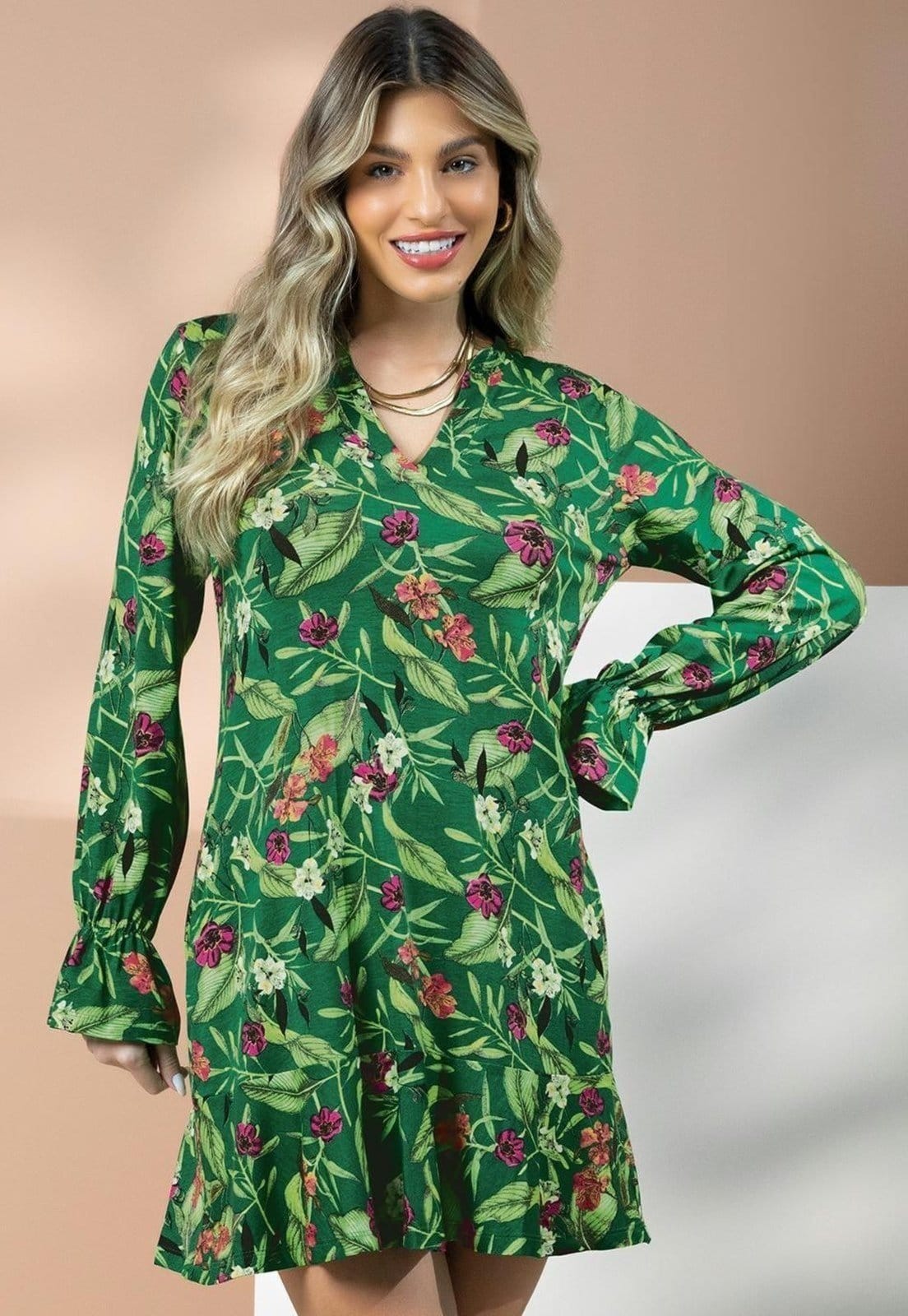 Vestido Soltinho Com Bolsos