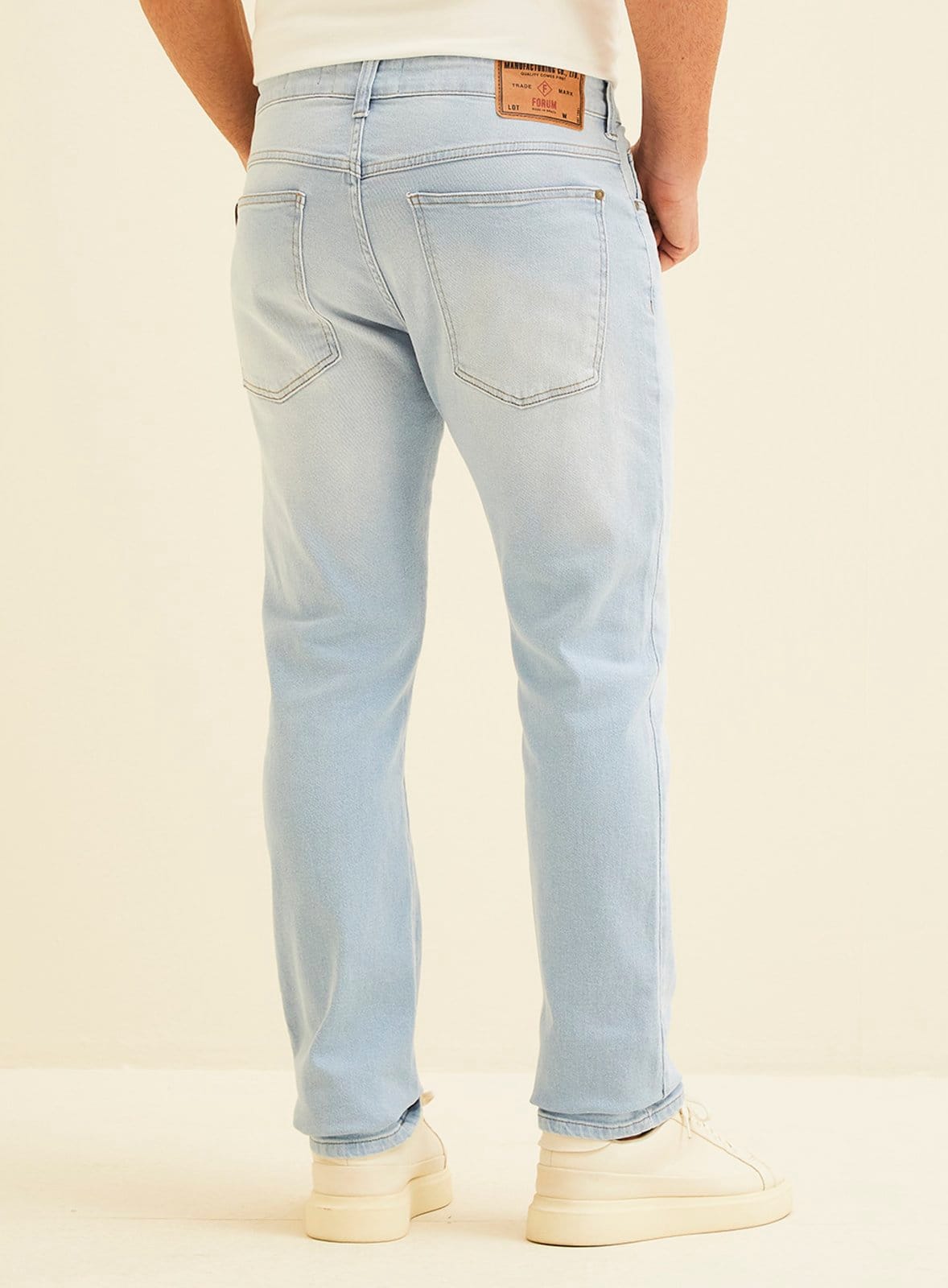 Vista 2 Calça Jeans Paul Slim Forum Indigo Forum azul indigo