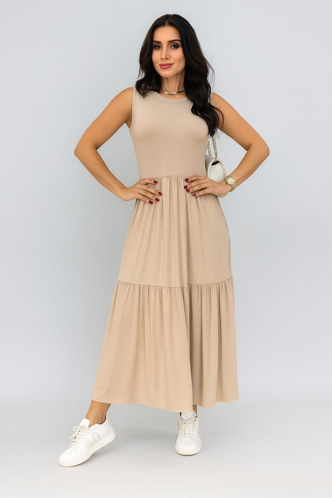 Vestido Midi Duas Marias Regata D Bell Outlet Fashion