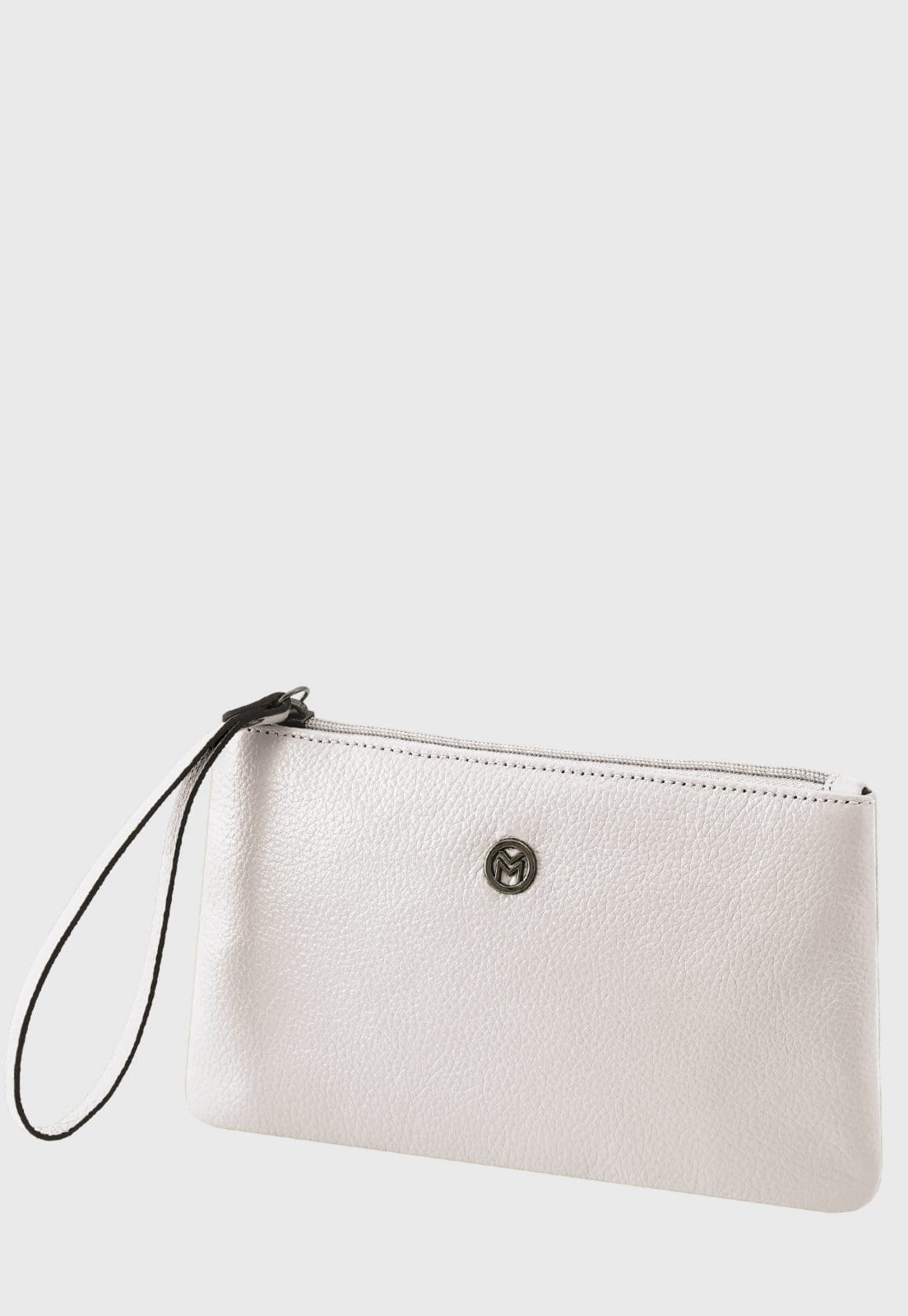 Bolsa Carteira Clutch Couro Mariart Cambará Off White