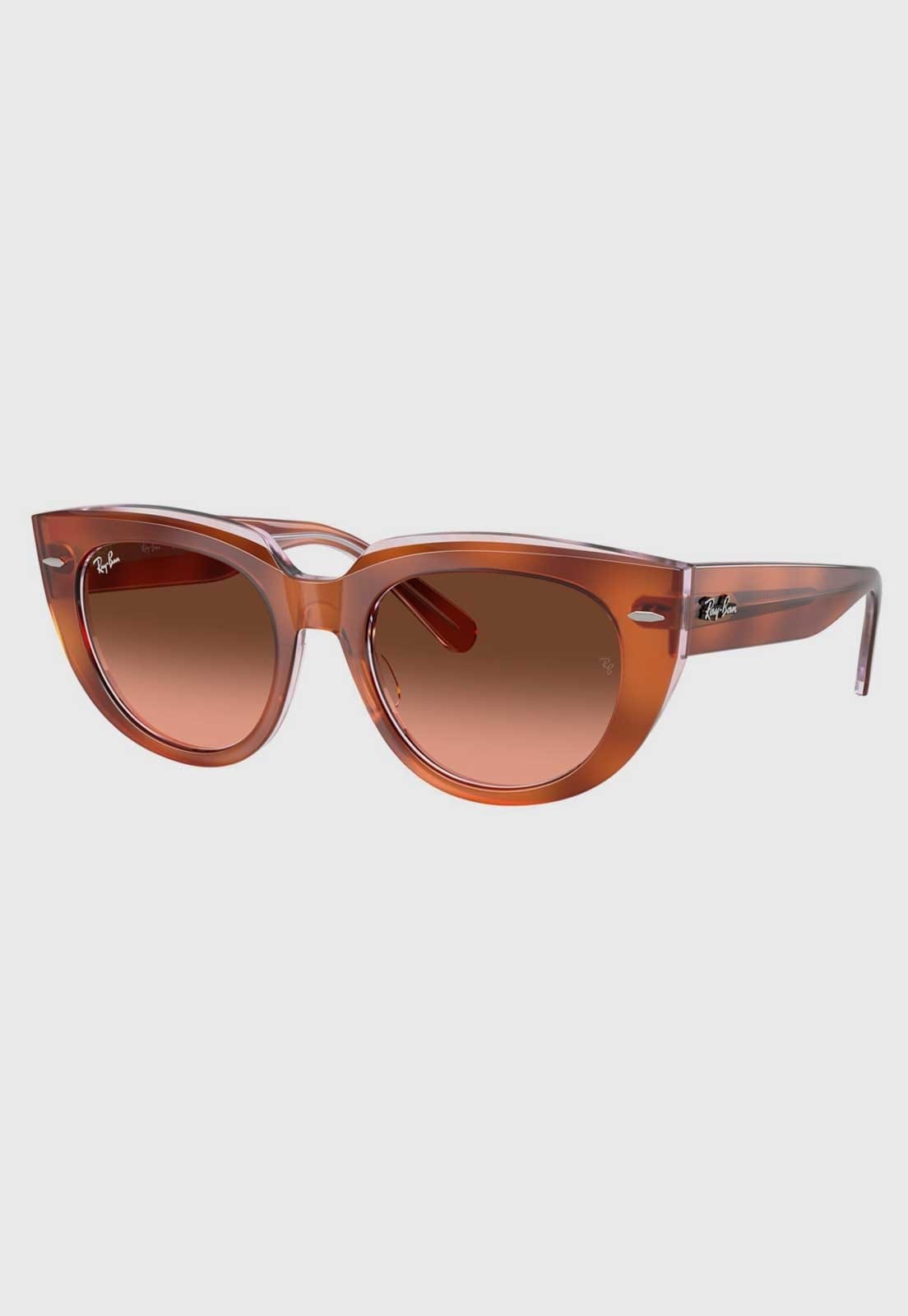 Óculos Feminino Ray-Ban Gatinho Âmbar Transparente