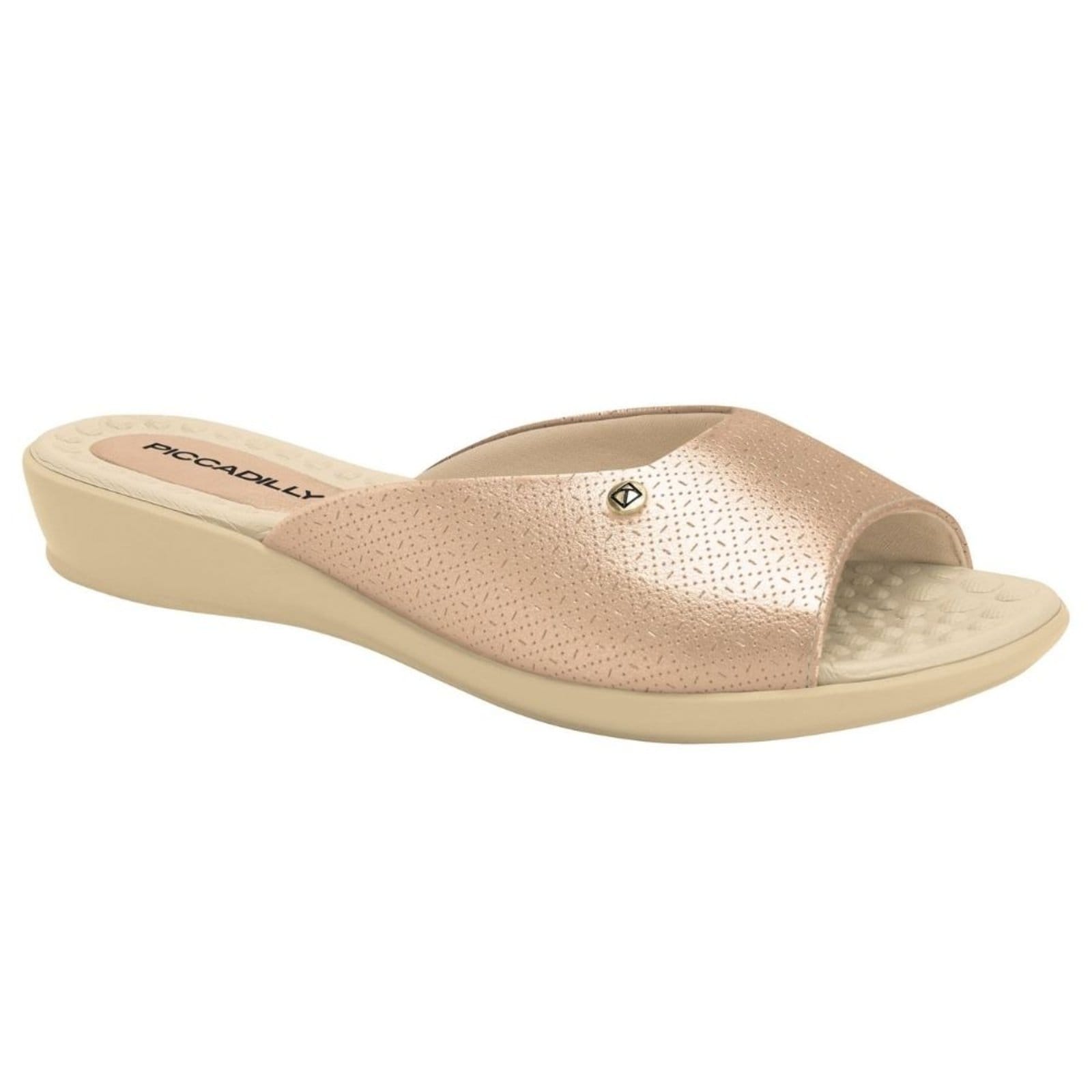 Tamanco Feminino Camila Ouro Rosado Piccadilly 50