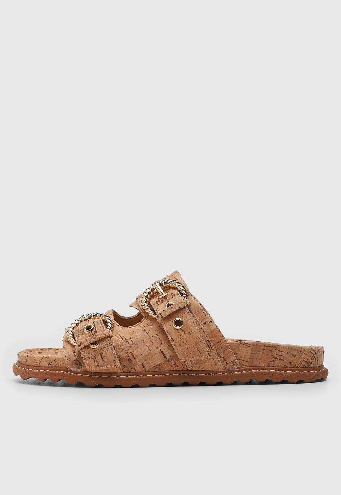 Rasteira Feminina Luiza Barcelos Efeito Cortiça