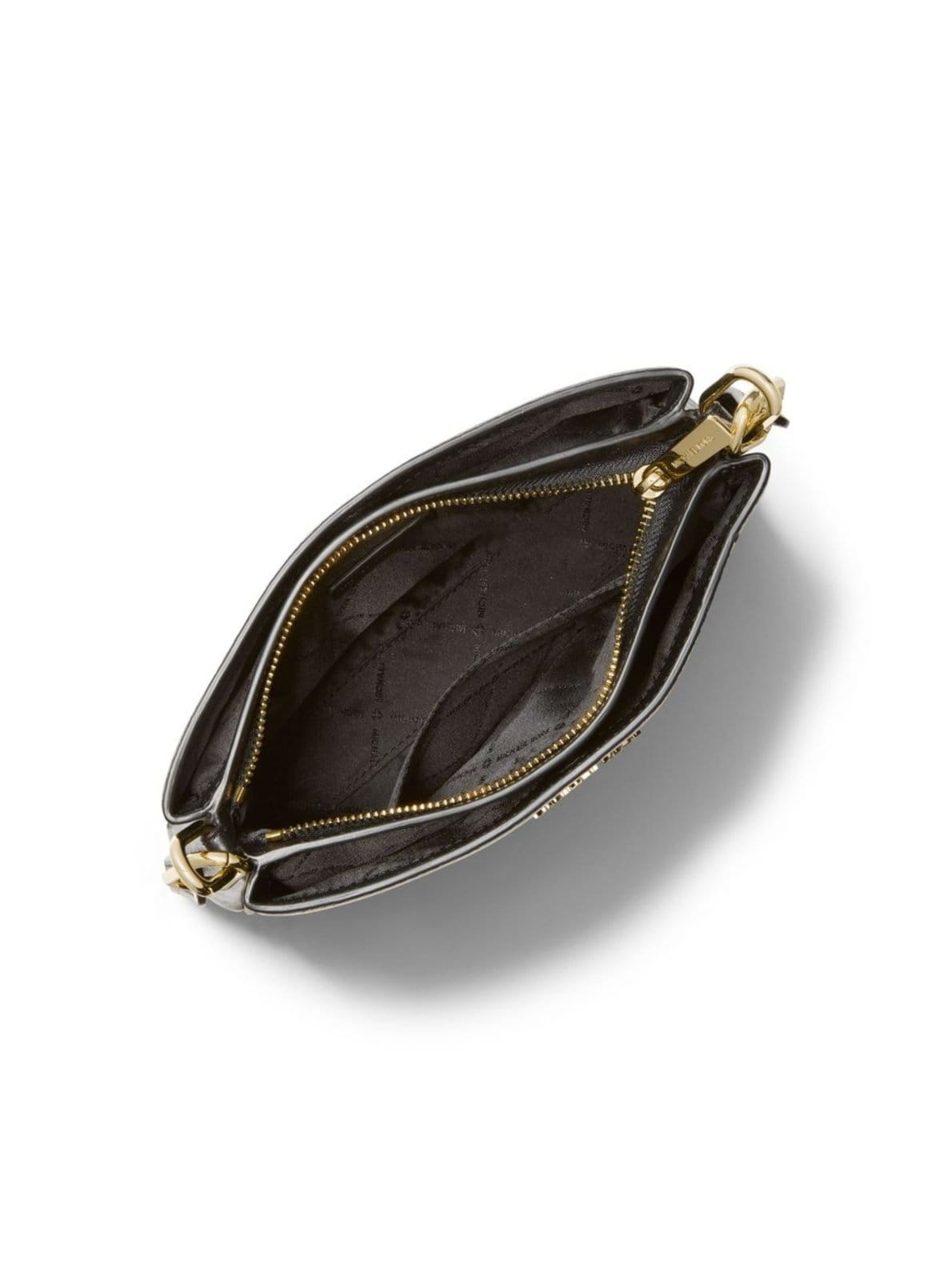 Vista 2 Bolsa Transversal Trisha Média De Couro 35H1g9tc8l001 Michael Kors preto