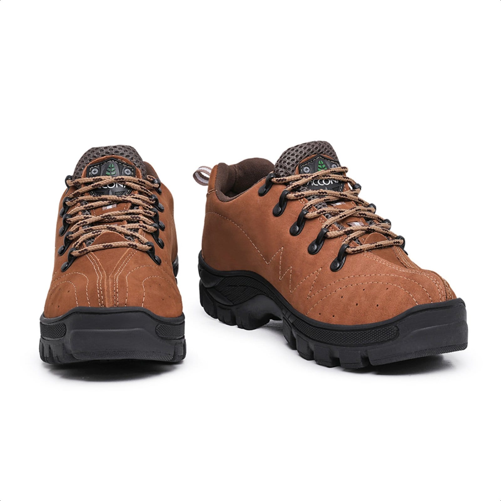 Vista 2 Coturno Adventure Accona Cano Curto Em Couro (Nobuck) Castor 8000 Accona marrom