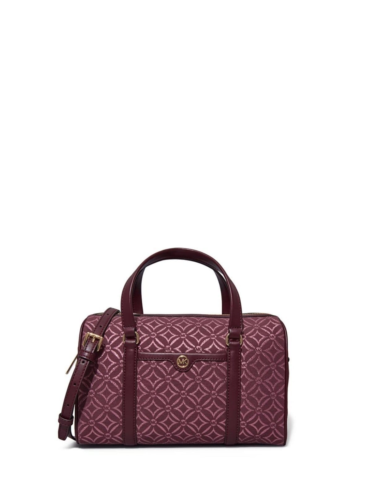 Vista principal Bolsa Tranversal Jet Set Logo Média 35F4gtfs6j676 Michael Kors vinho
