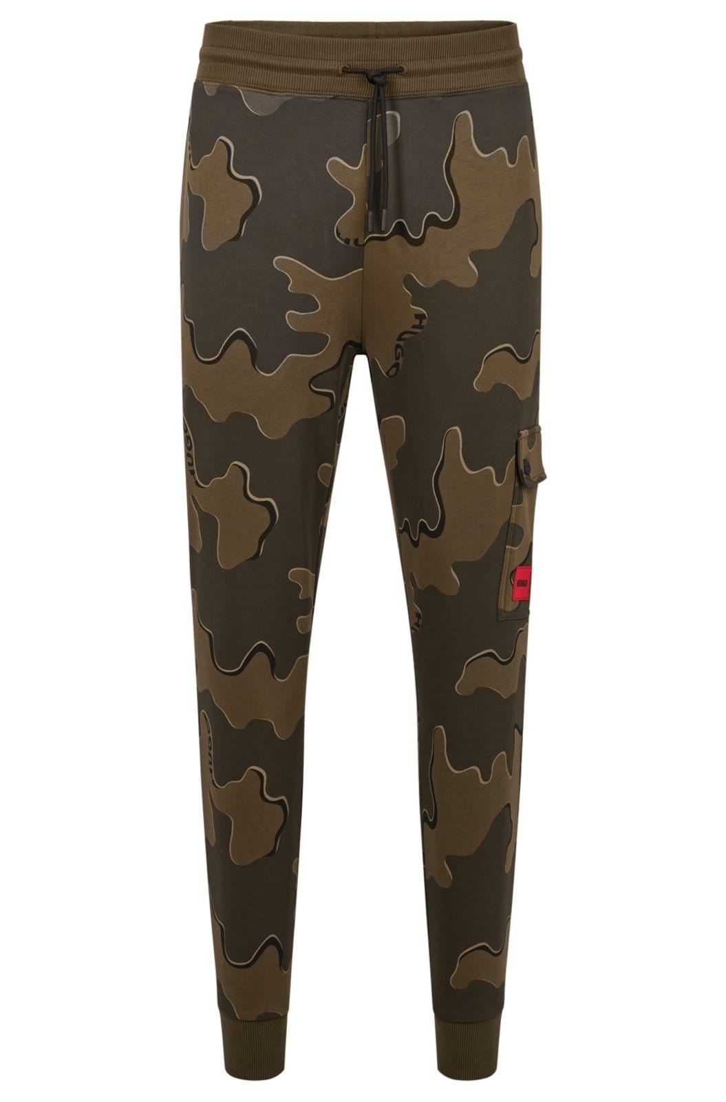 Calça Tracksuit Cargo Em Algodão Com Estampa De Camuflagem