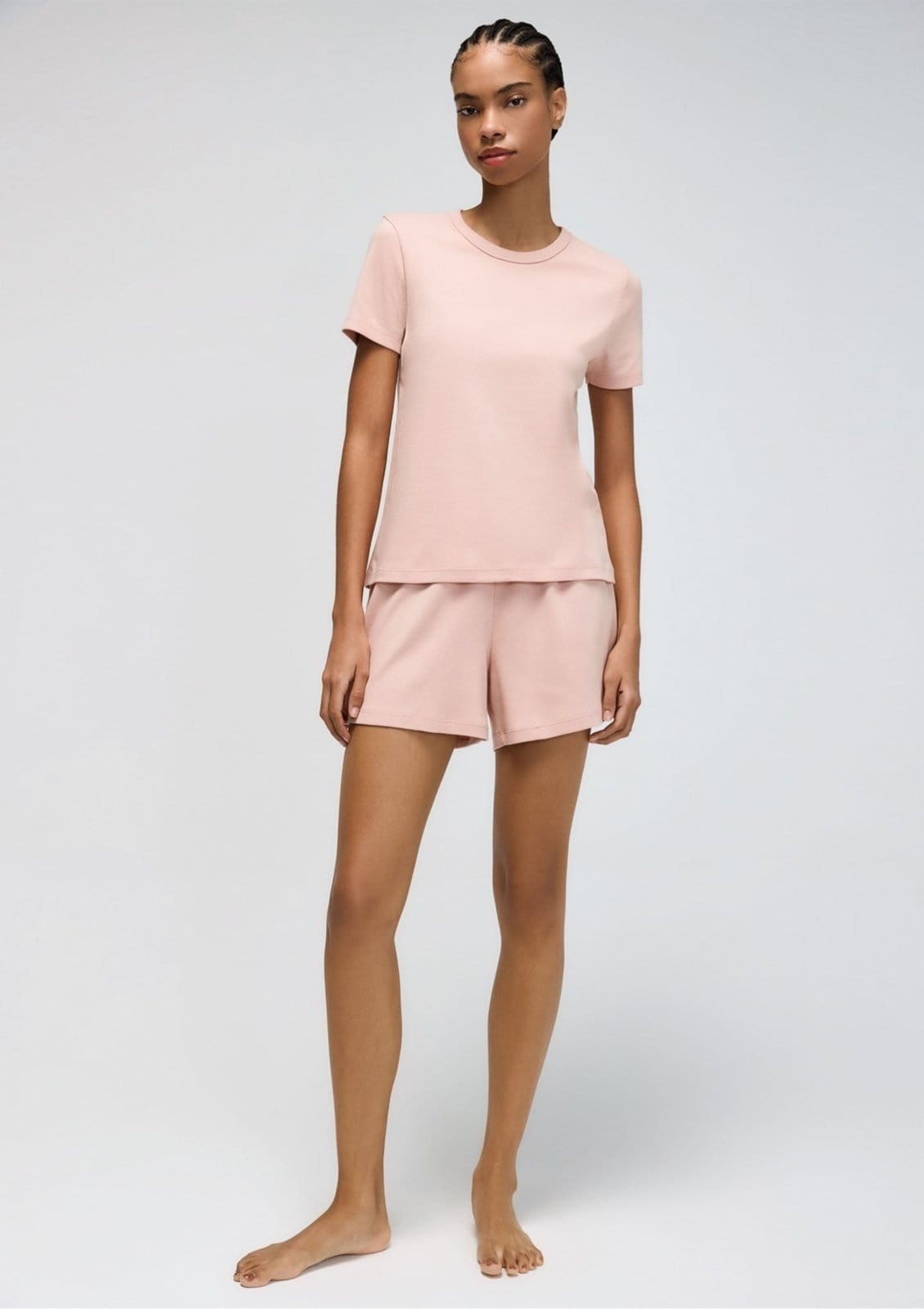 Pijama Curto Feminino Oversized Com Linho Hering