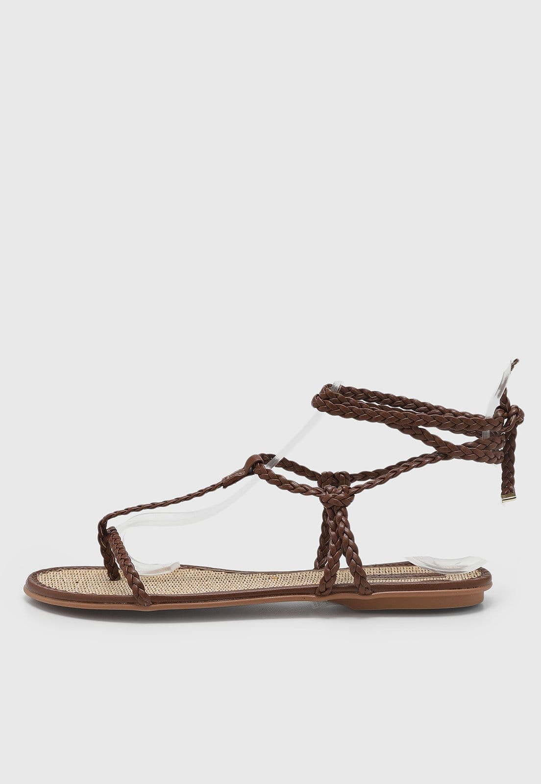 Rasteira Feminina Santa Lolla Tiras Trançadas