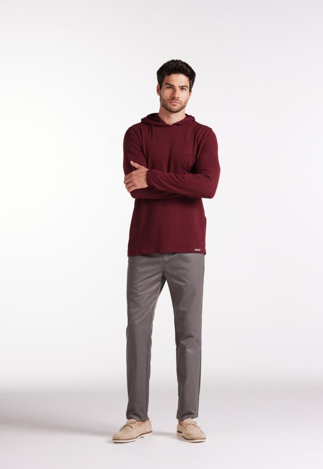 Calça Alfaiataria Com Elástico Traymon Chumbo