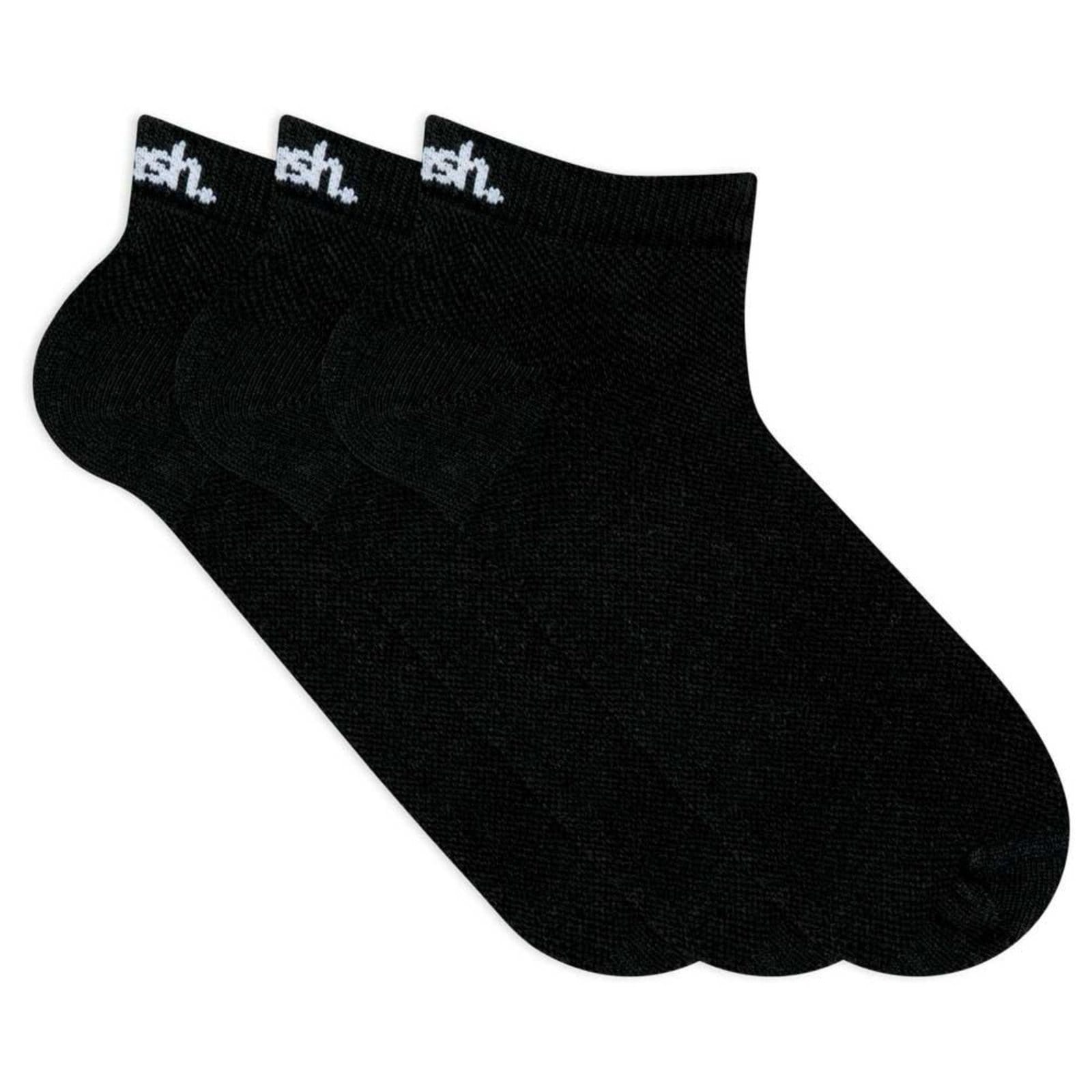 Kit Meia sapatilha Mash 3 Pares Masculina