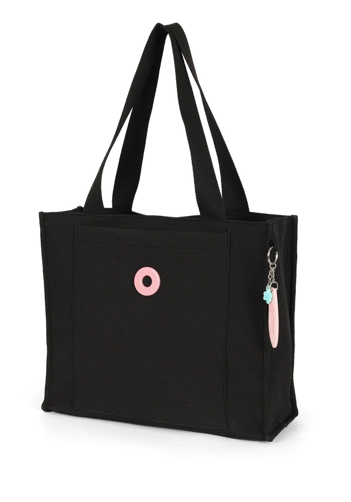 Vista 2 Infantil - Bolsa Tote Média Juvenil de Ombro Luara Up4you Up4you preto