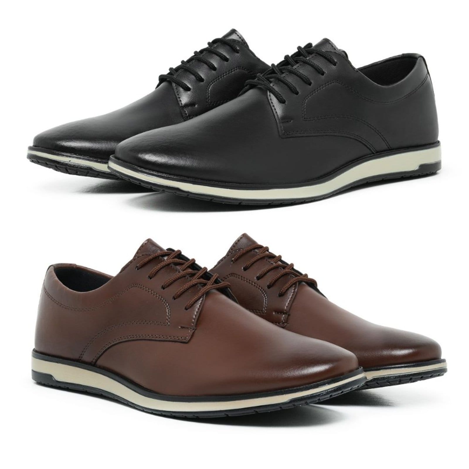 Kit 2 Sapato Oxford Social Casual Moderno Masculino Confortável