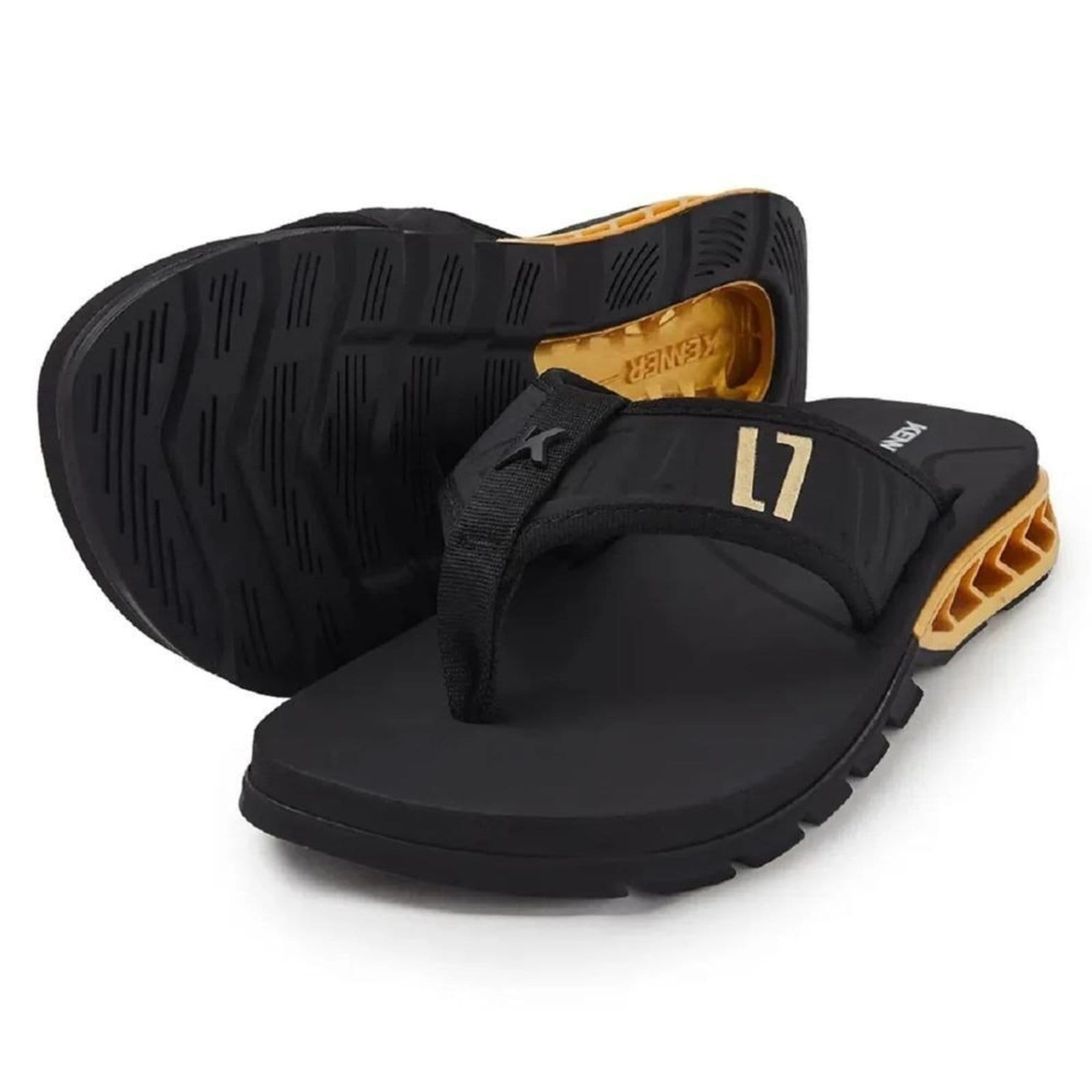 Vista 2 Chinelo Masculino Kenner Rakka Elite L7 745 preto