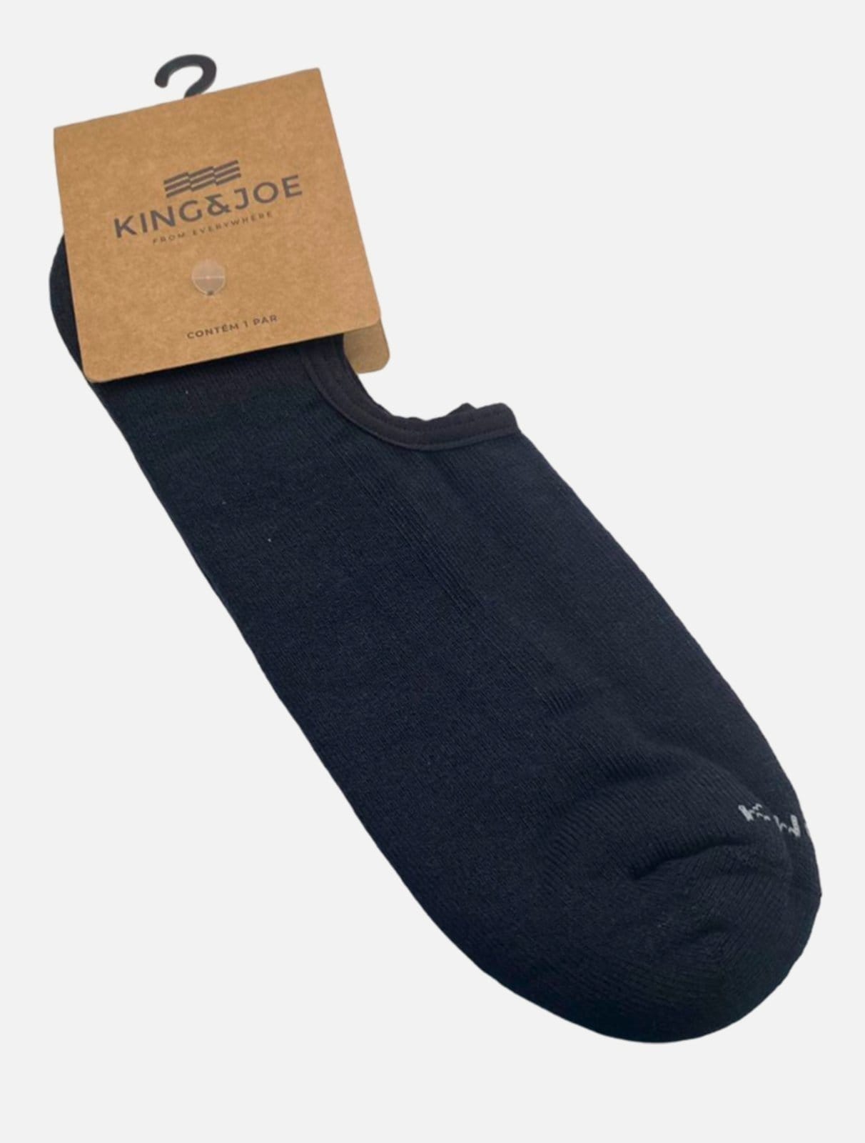 Meia King & Joe Invisível AC00503 Preta