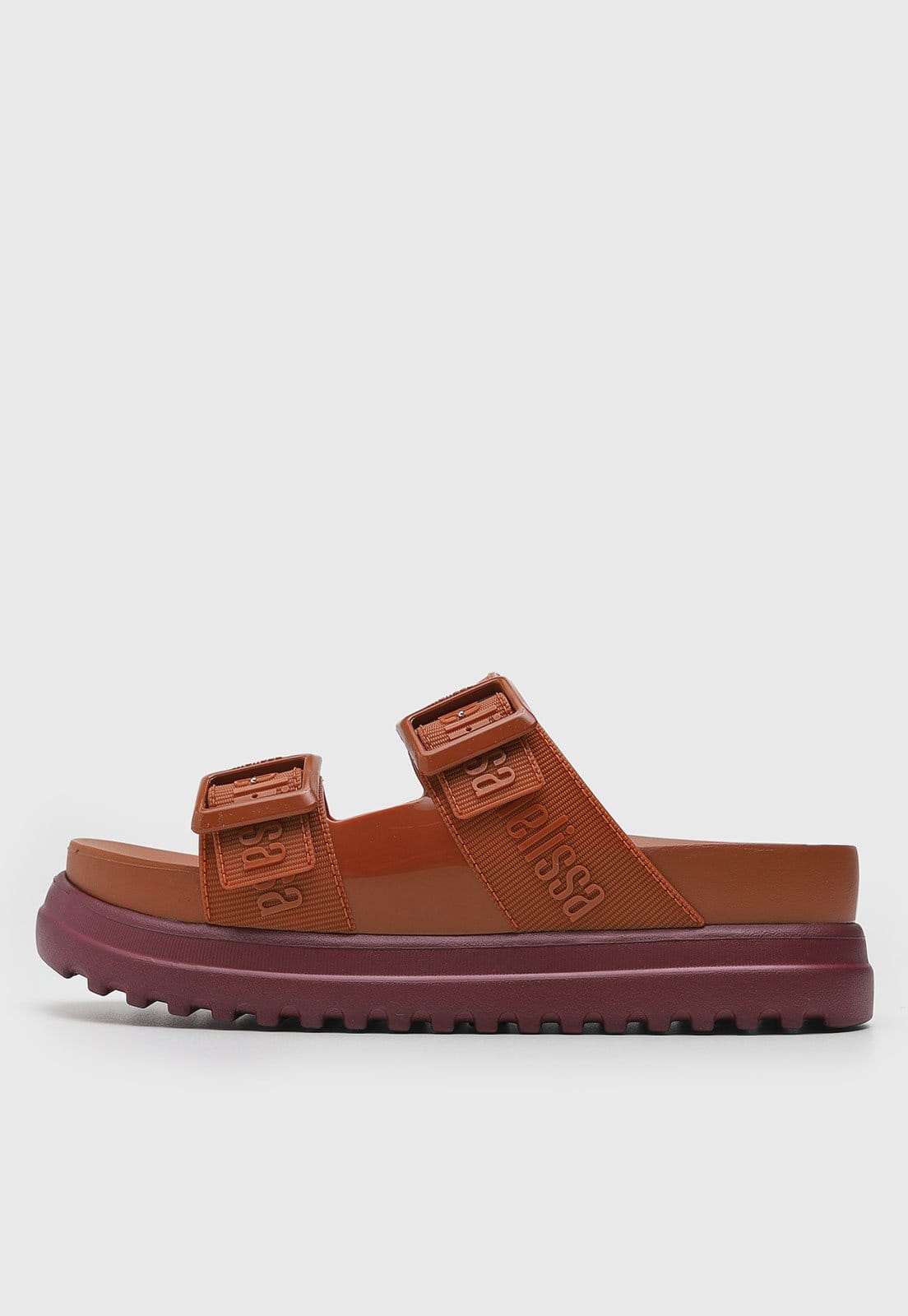 Sandália Feminina Melissa Tratorada Fivelas