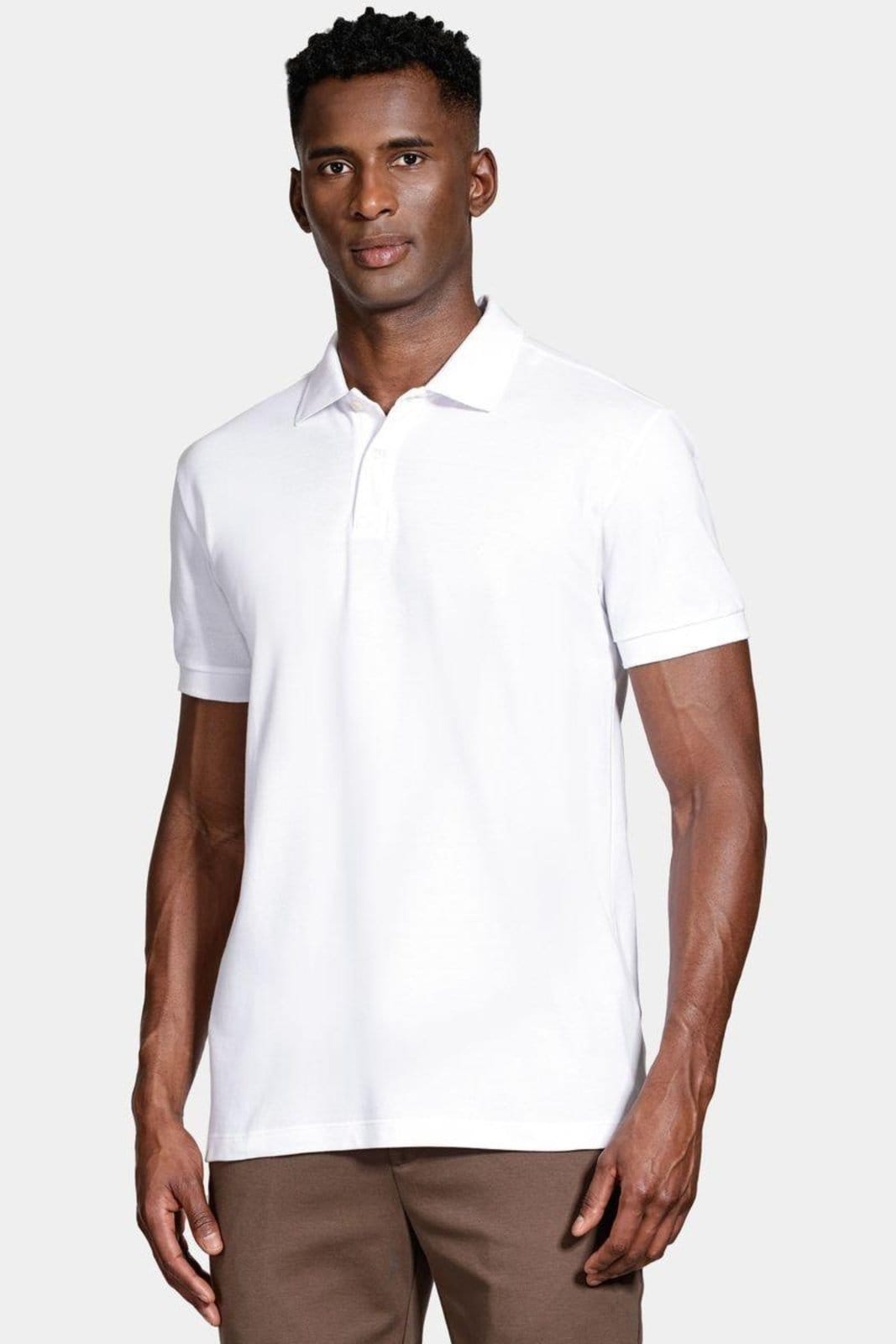 Polo Aramis Algodão Piquet Manga Curta