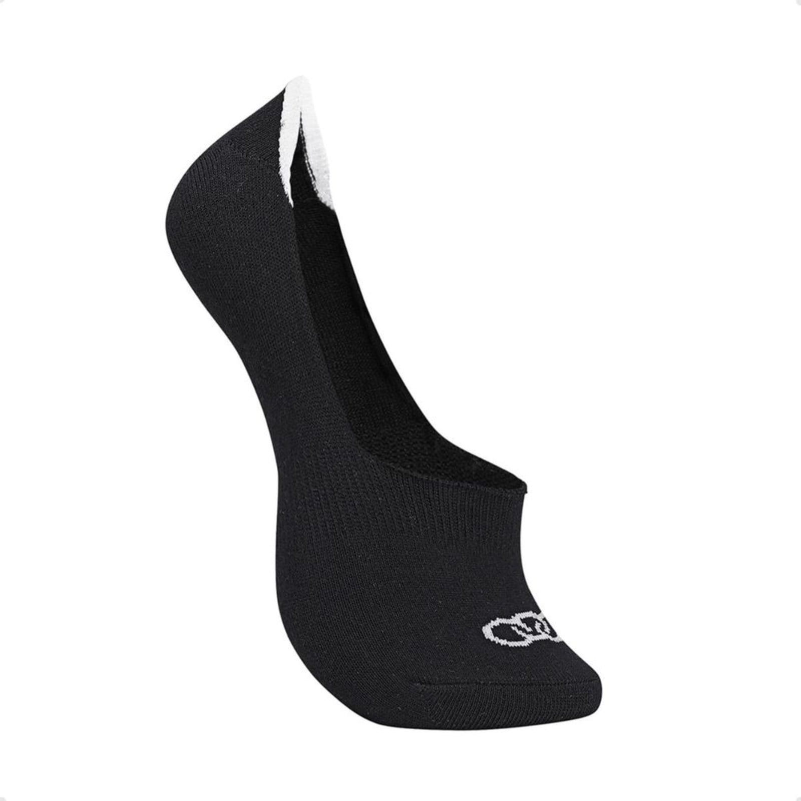 Vista principal Meia Masculina Adulta Olympikus Ultra Invisível Preta OLYMPIKUS preto