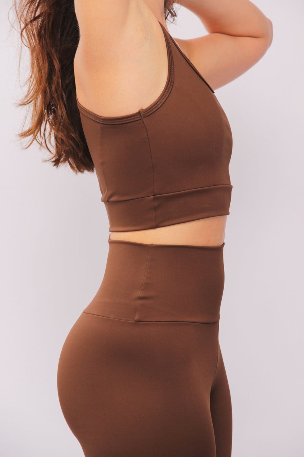 Vista 2 25011 - Legging Básica Sport Cafe Torrado - Duna Casual DunaCasual café