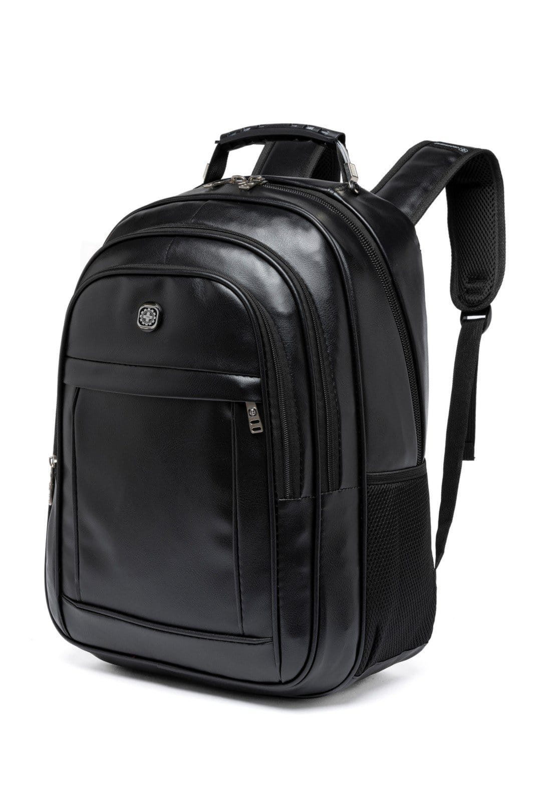 Vista 2 Mochila Masculina Reforçada Notebook Faculdade Trabalho Moderna Crossgear preto