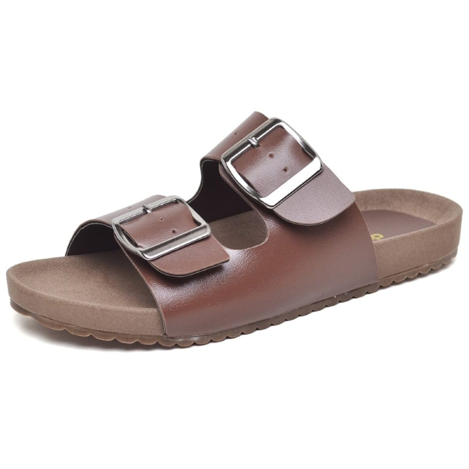 Vista 2 Sandália Feminina Papete DUBUY 2035FG Marrom DUBUY preto