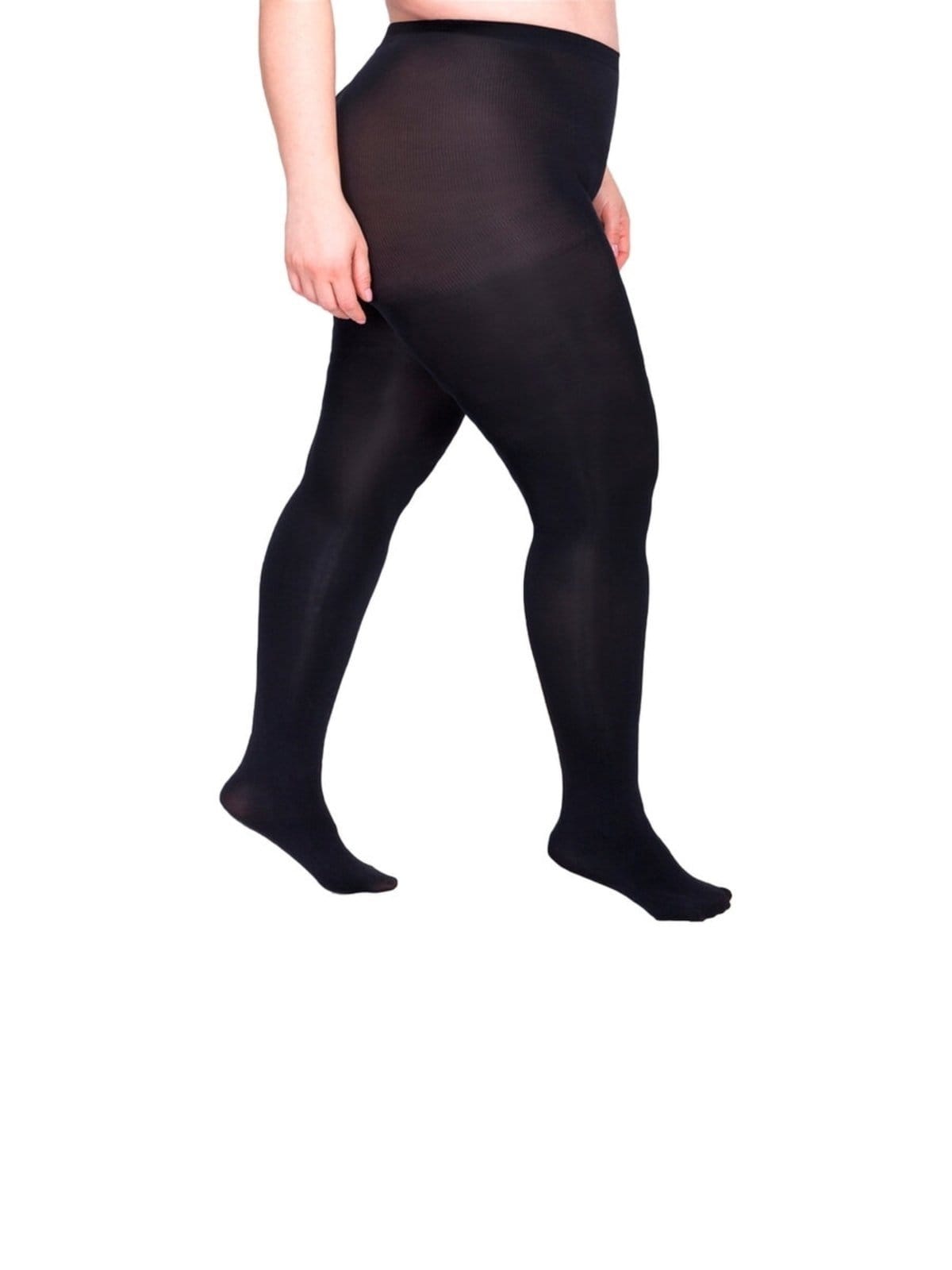 Kit com 6 Meias Calças Fio 80 Opaca Plus Size Loba - 2