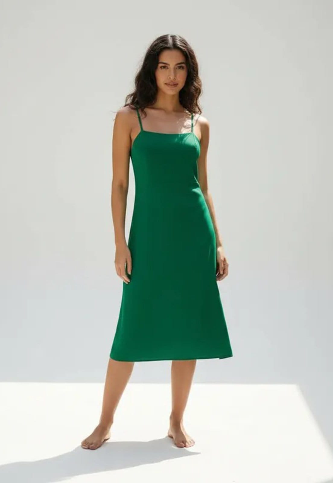 Vestido CabanaFree Midi Alça Fina