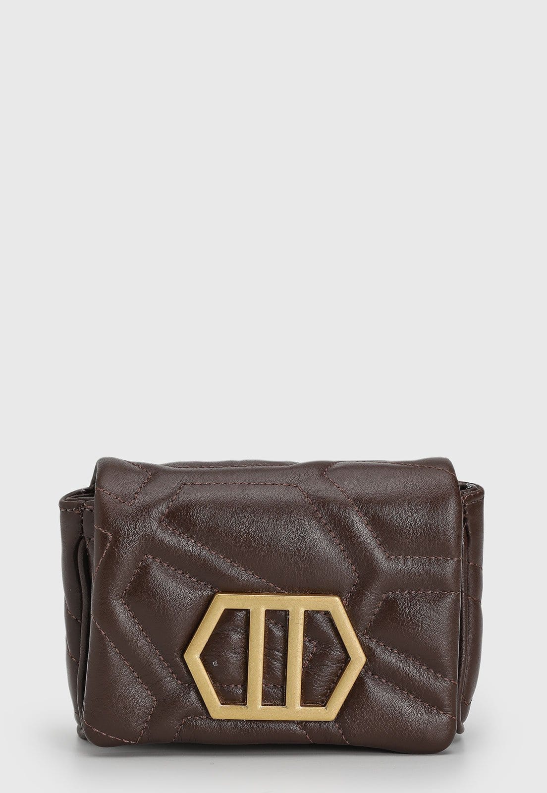 Bolsa Feminina Arezzo Alça Corrente Detalhe Geométrico