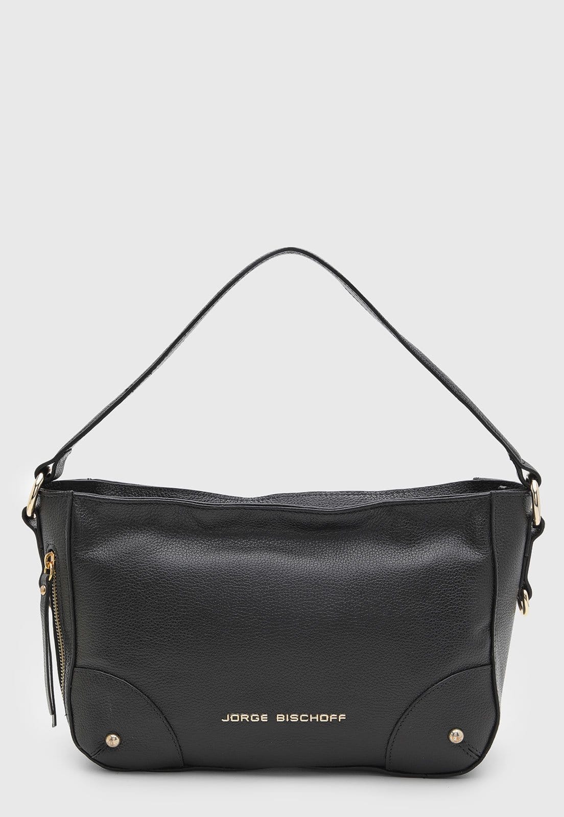 Bolsa Feminina Jorge Bischoff Grande Detalhe Metal