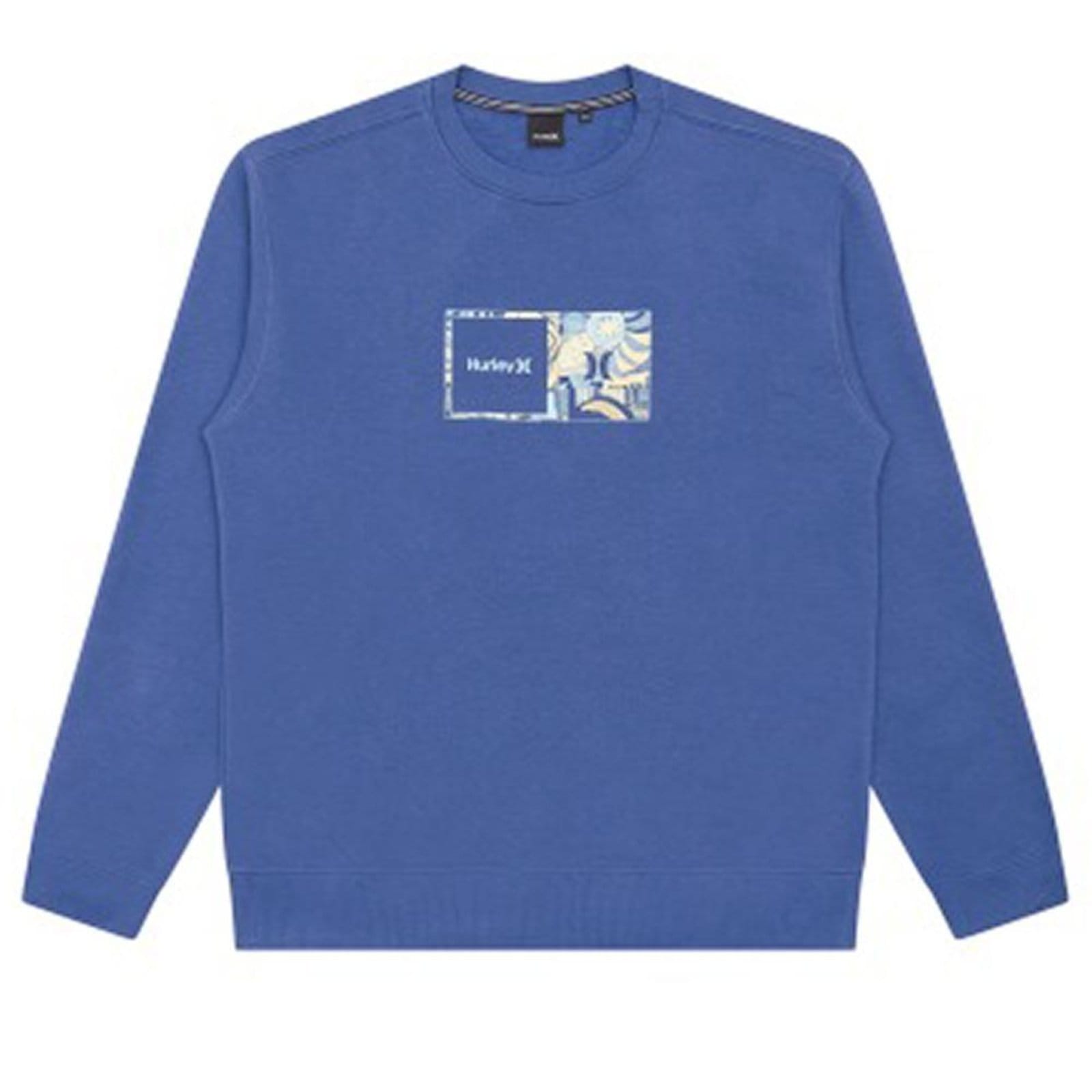 Moletom Hurley Careca Double Up Surf Noise WT25 Marinho