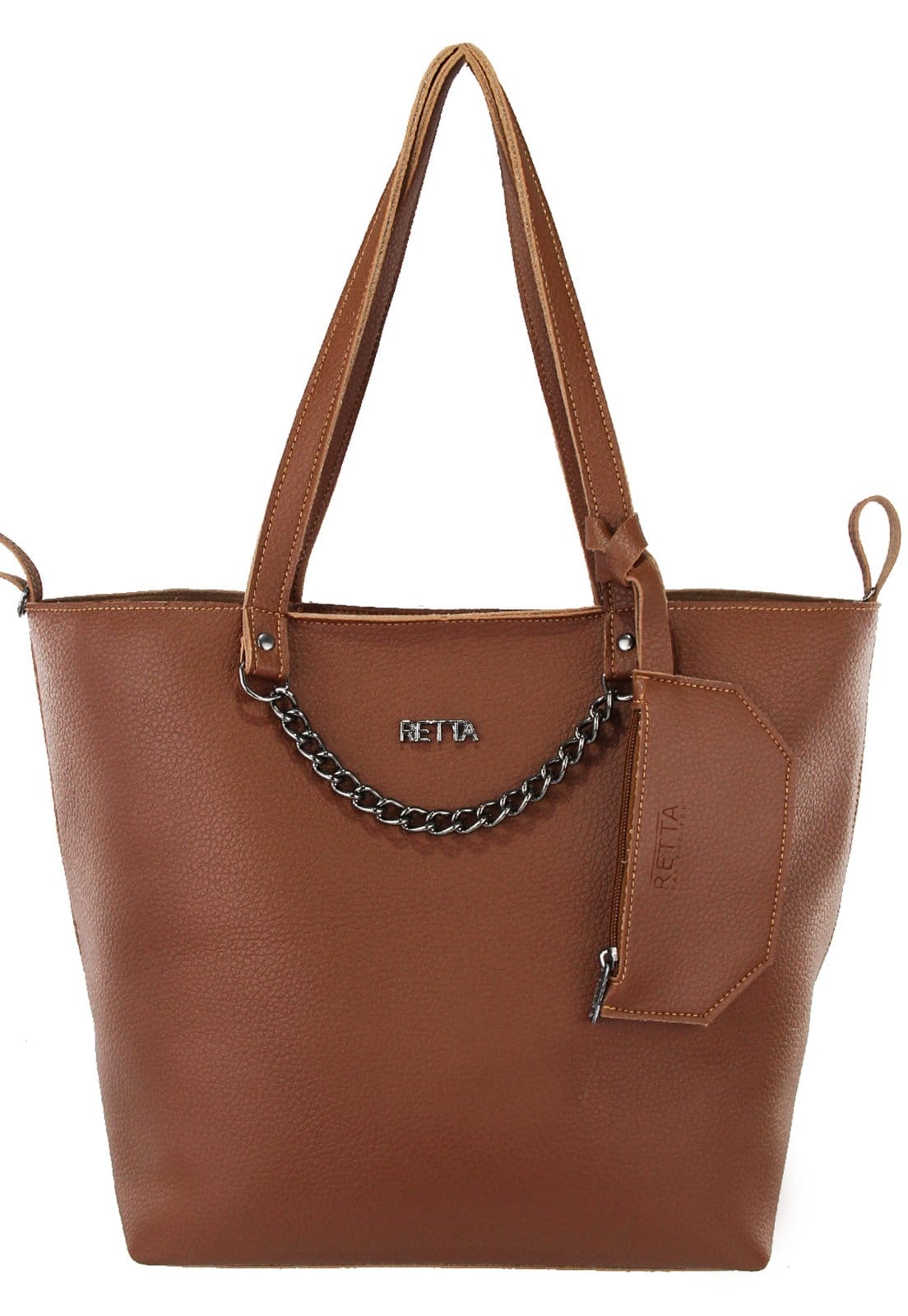 Vista 2 Kit Bolsa Feminia Saco e Transversal Kiara Retta Shoes caramelo