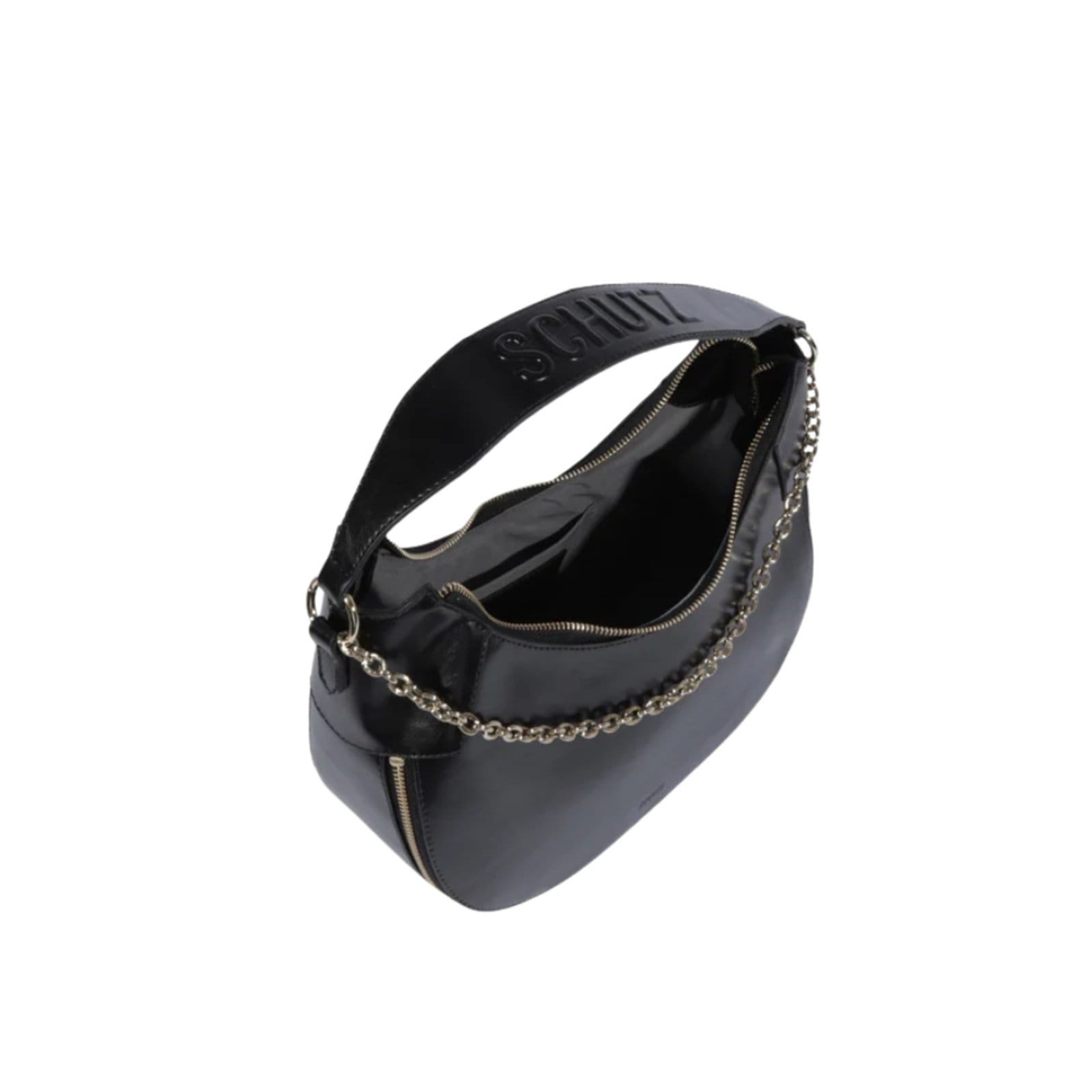 Vista 2 Bolsa Schutz Tiracolo Média Schutz preto