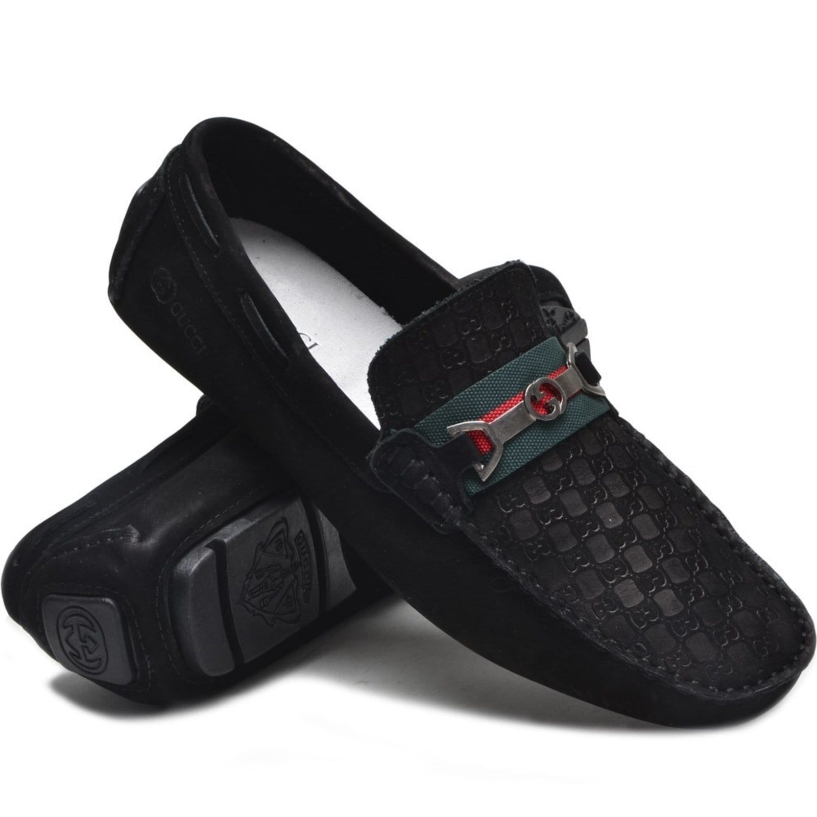 Mocassim Drive Couro Masculino Artesanal Aplicação Metal Casual Macio Leve