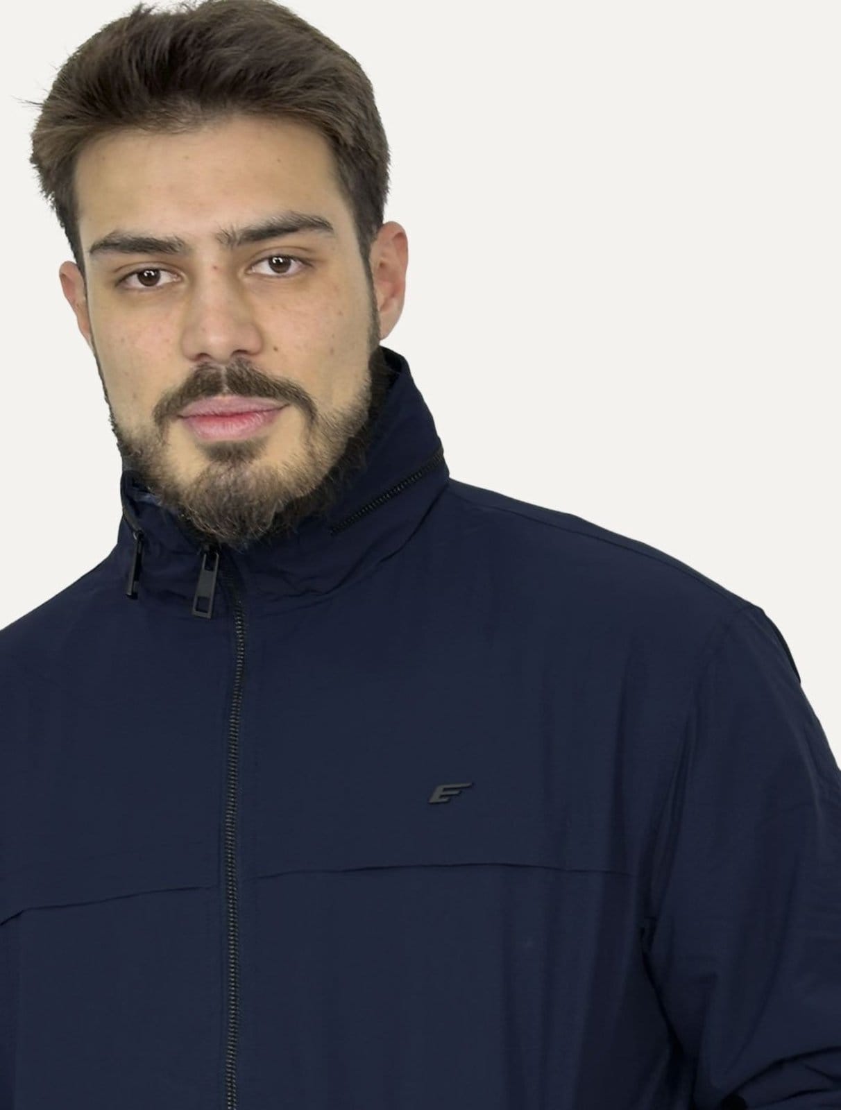 Vista 2 Jaqueta Ellus Masculina Nylon Paper W Hood Ellus azul marinho