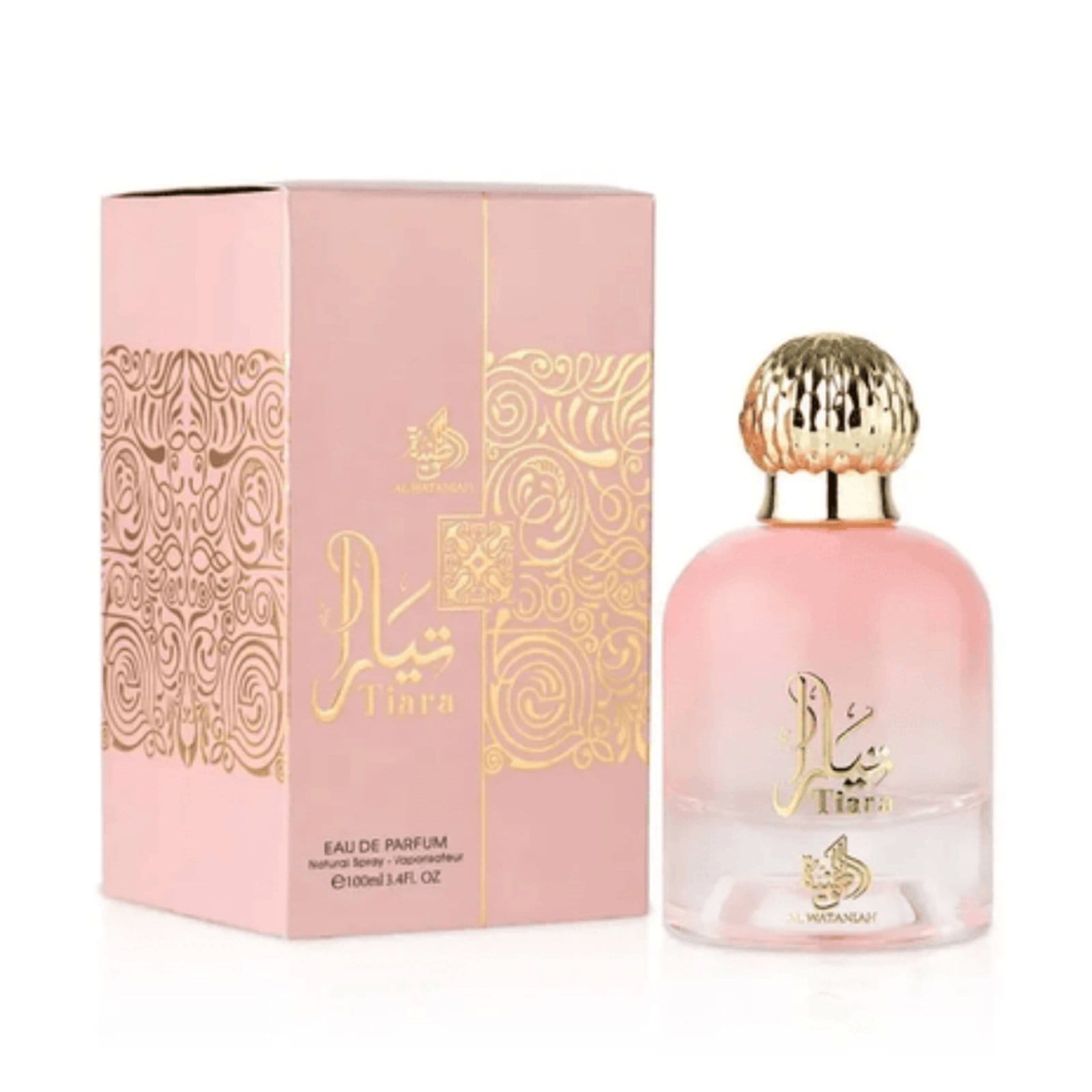 Vista 2 Al Wataniah Tiara Pink Edp - Perfume Feminino Al Wataniah unico pink