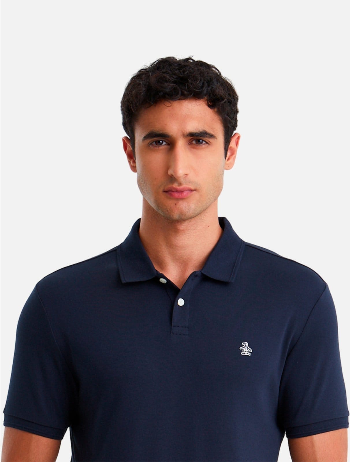 Vista 2 Polo Original Penguin Pima OPKB03000 Marinho Penguin azul