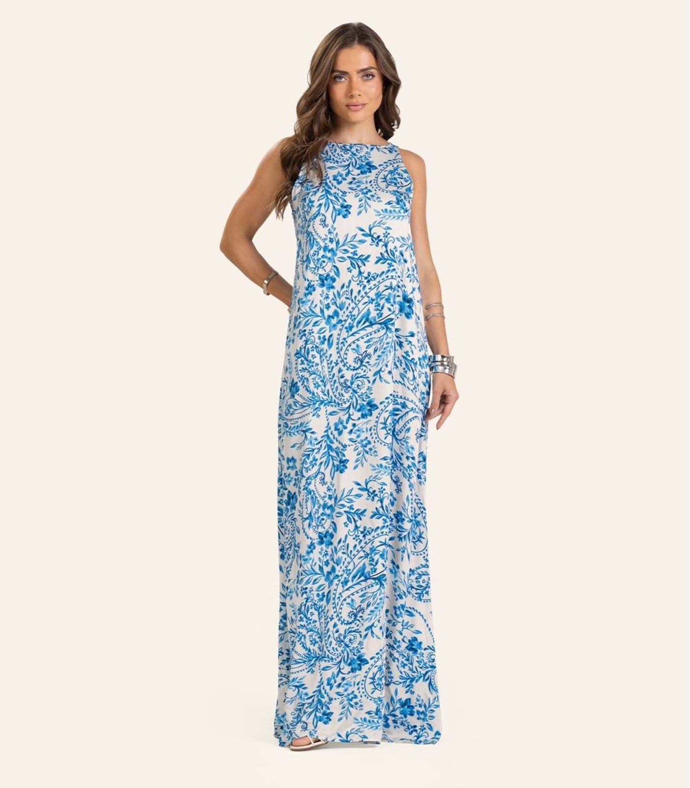 Vestido Viscose Khyara Longo Feminino Endless