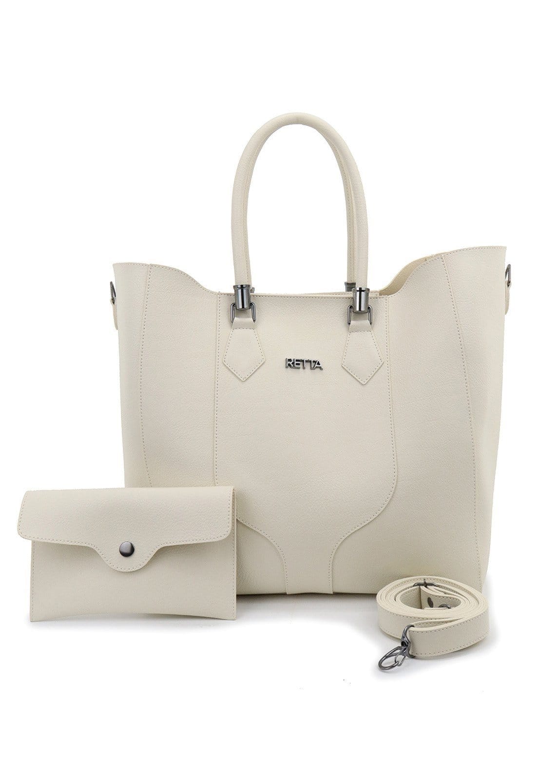 Bolsa Feminina Luxo com Carteira e Alças Duplas Espaçosa