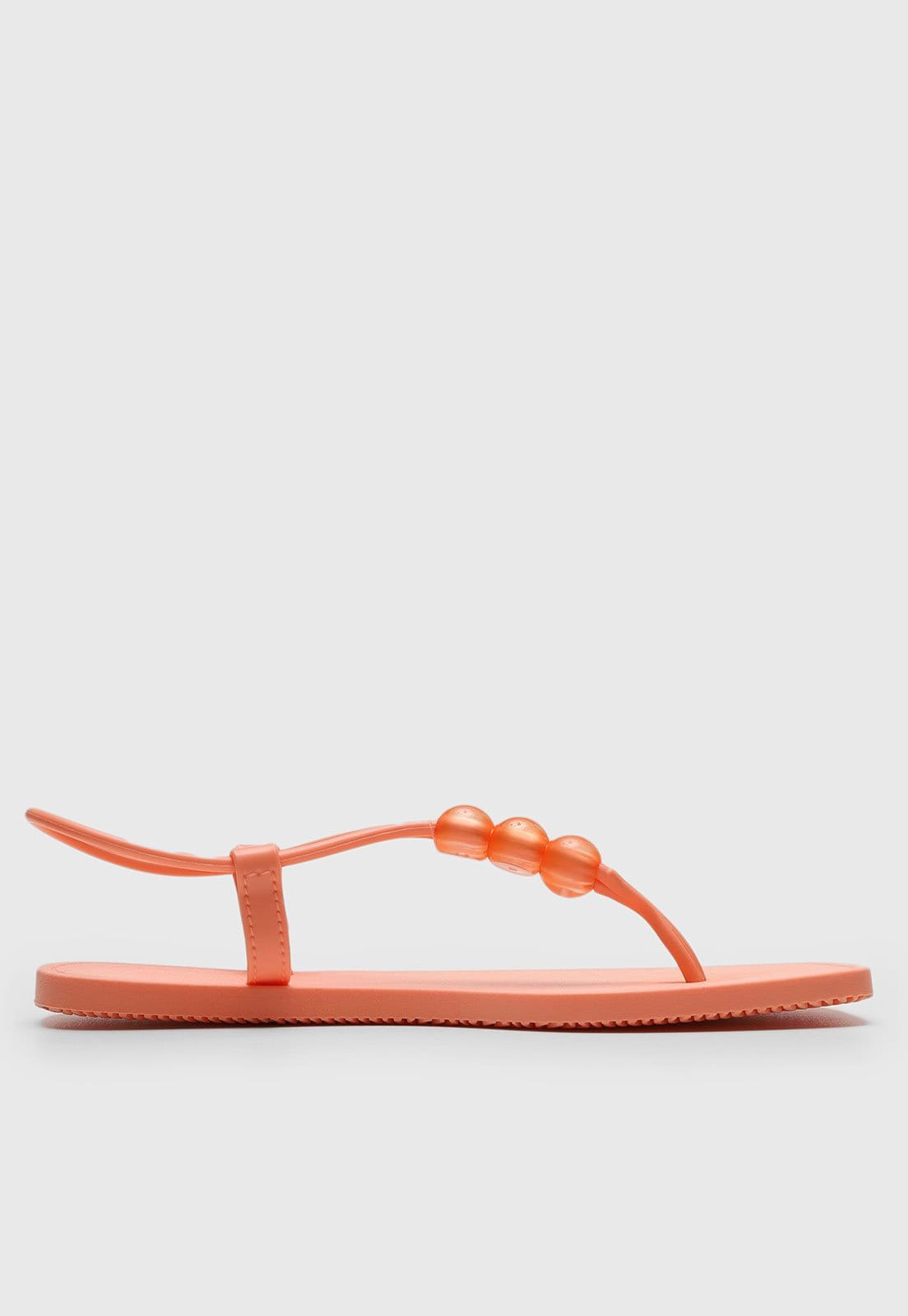 Vista 2 Rasteira Santa Lolla Aplicação Santa Lolla laranja