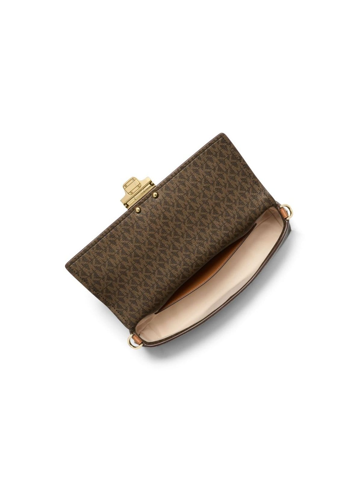 Vista 2 Bolsa Transversal Addie Logo Média 32S5G9XC8O252 Michael Kors marrom