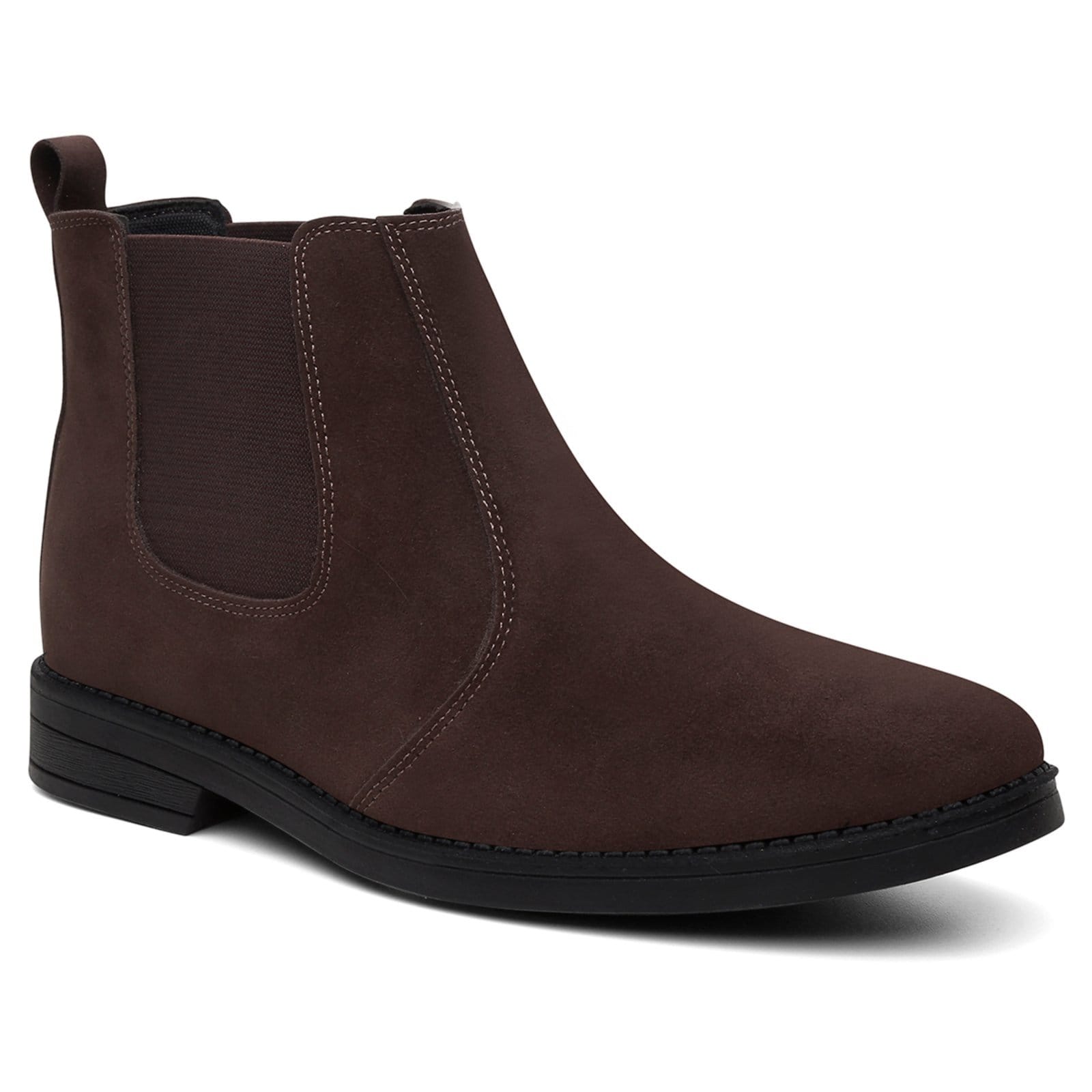 Vista 2 Bota Masculina Casual Anna Andrade Botina Chelsea Social Elástico Conforto Elegante Dia a Dia Anna Andrade café