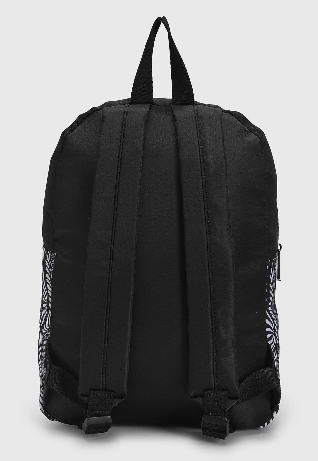 Vista 2 Mochila Feminina Colcci Estampa Bandana Preta Colcci preto