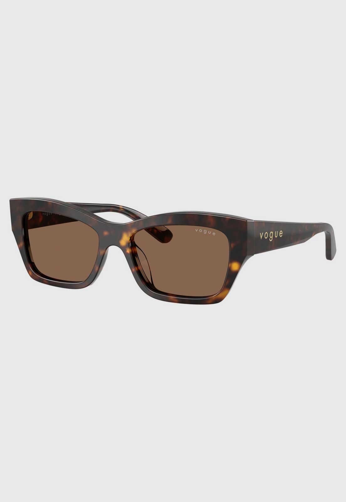 Óculos Feminino Vogue Retangular Acetato Tartaruga